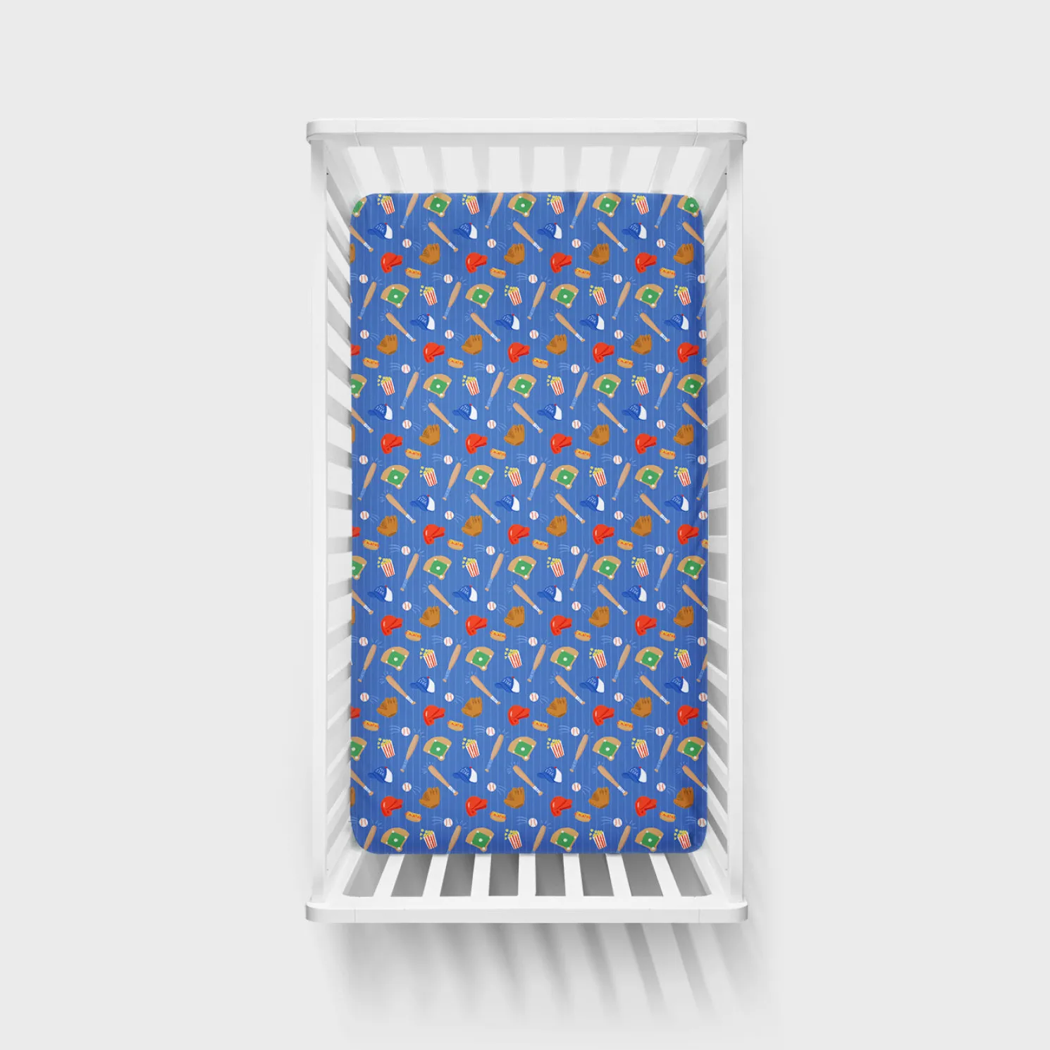 All Stars Fitted Crib Sheet