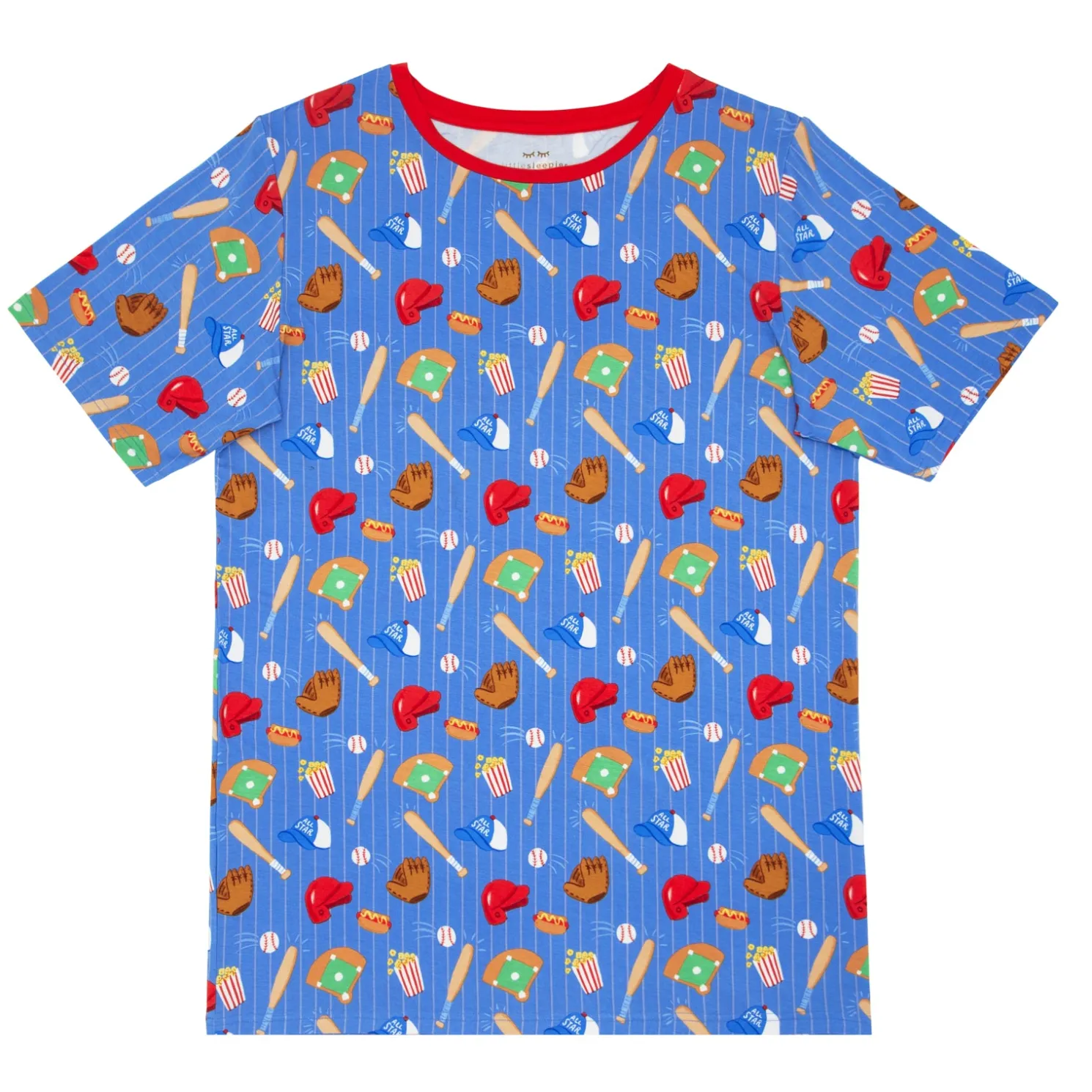 All Stars Men's Short Sleeve Pajama Top