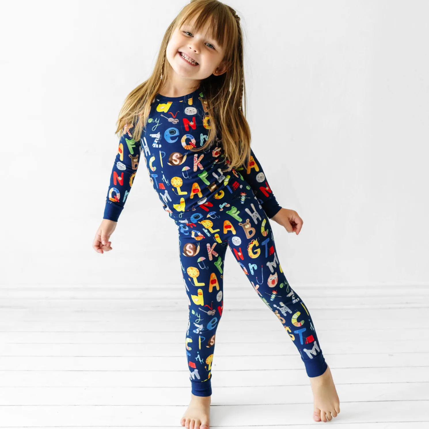 Alphabet Friends Two-Piece Pajama Set