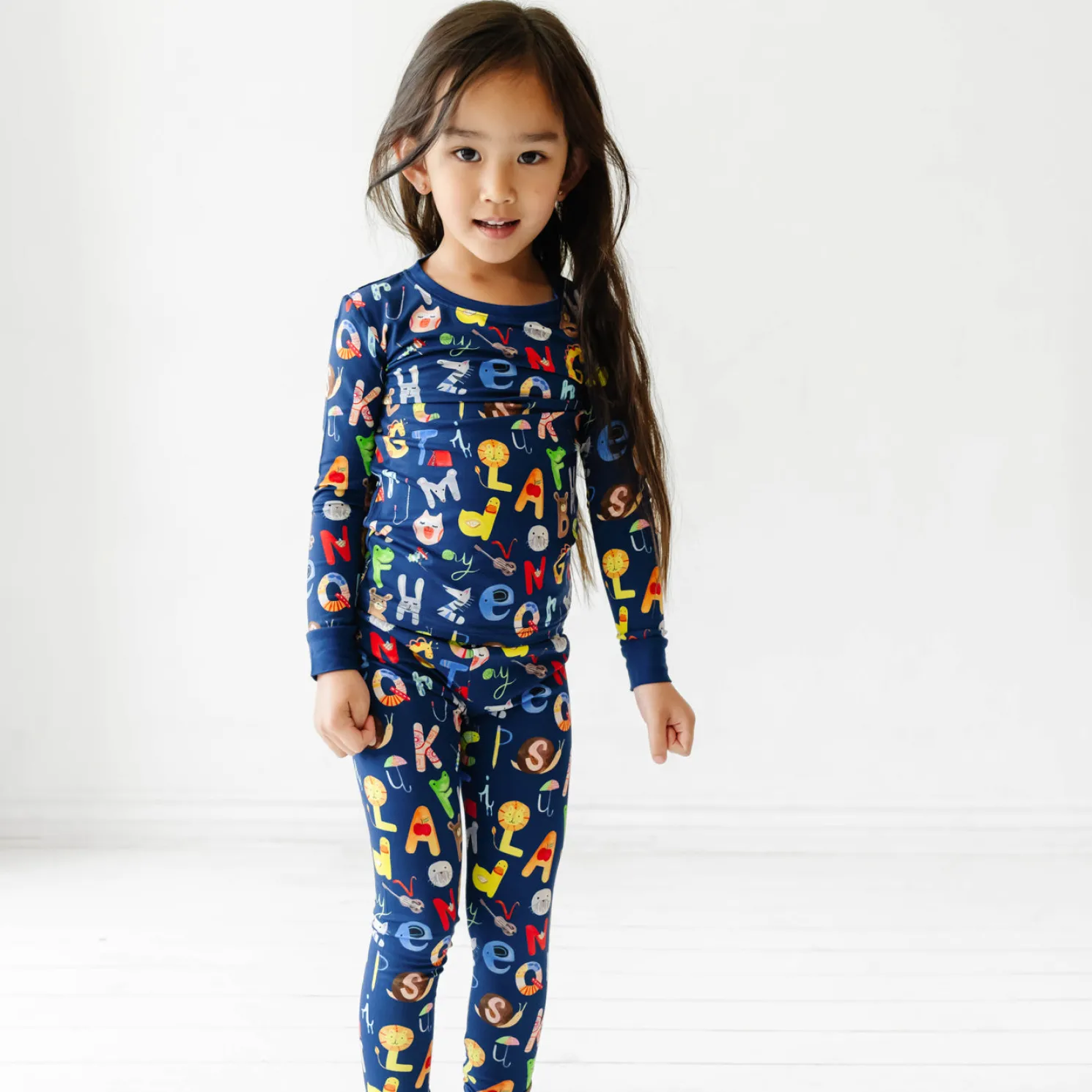 Alphabet Friends Two-Piece Pajama Set