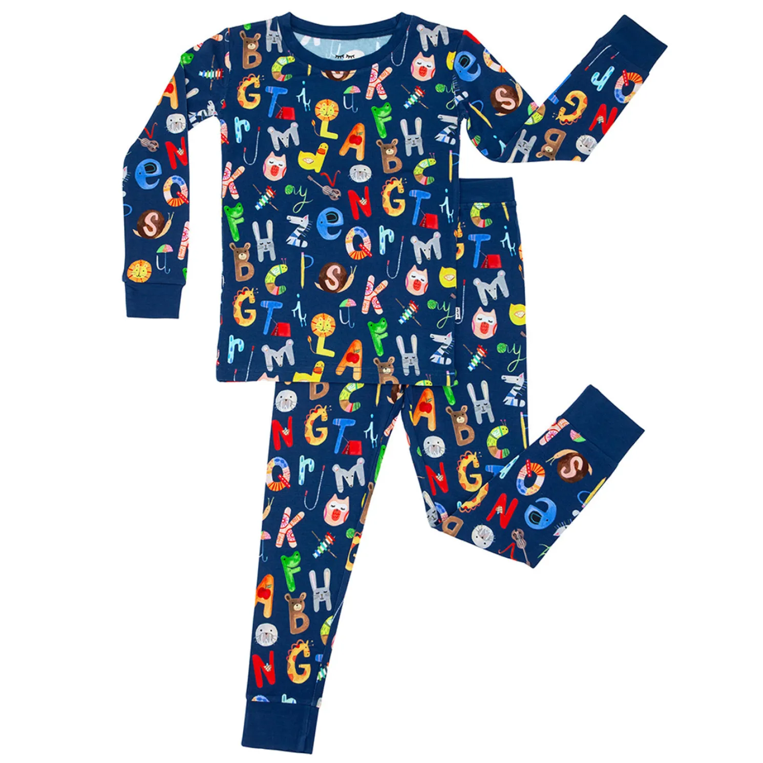 Alphabet Friends Two-Piece Pajama Set