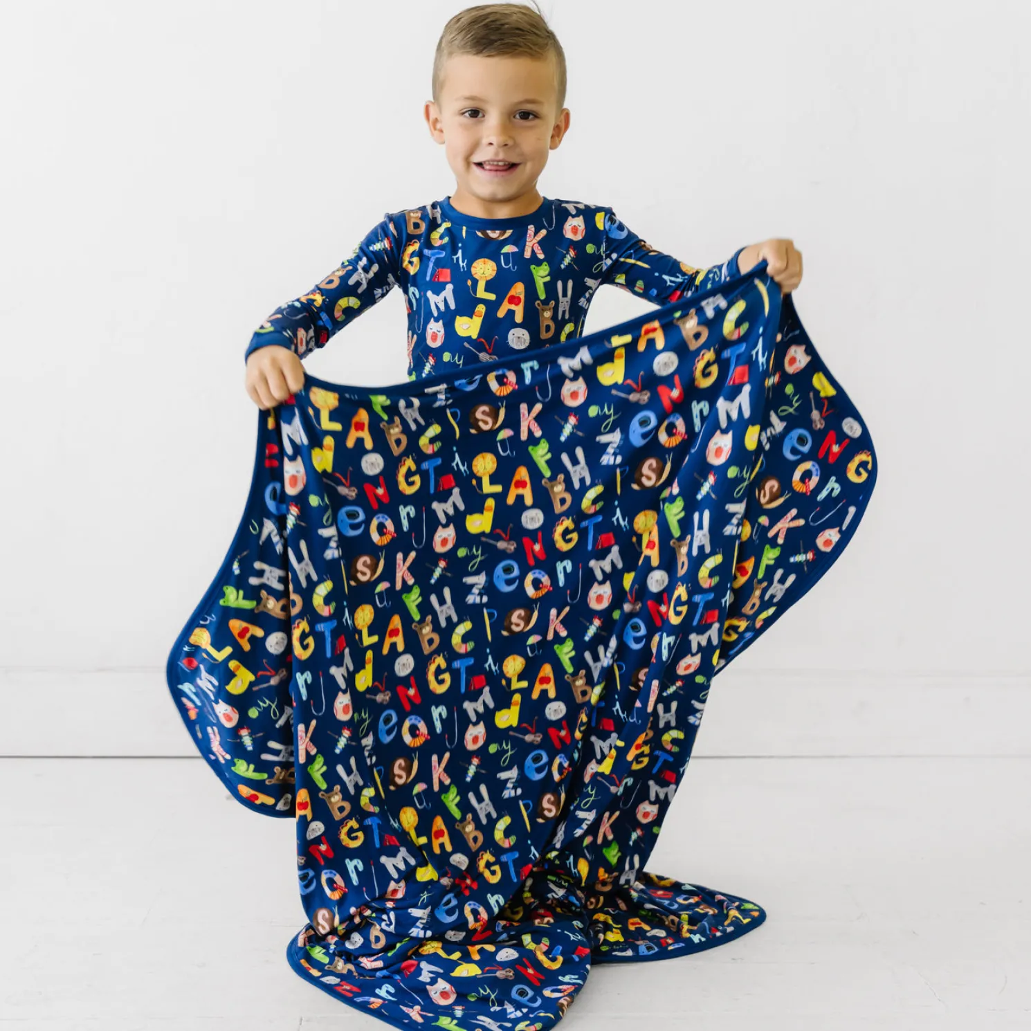 Alphabet Friends Large Cloud Blanket®