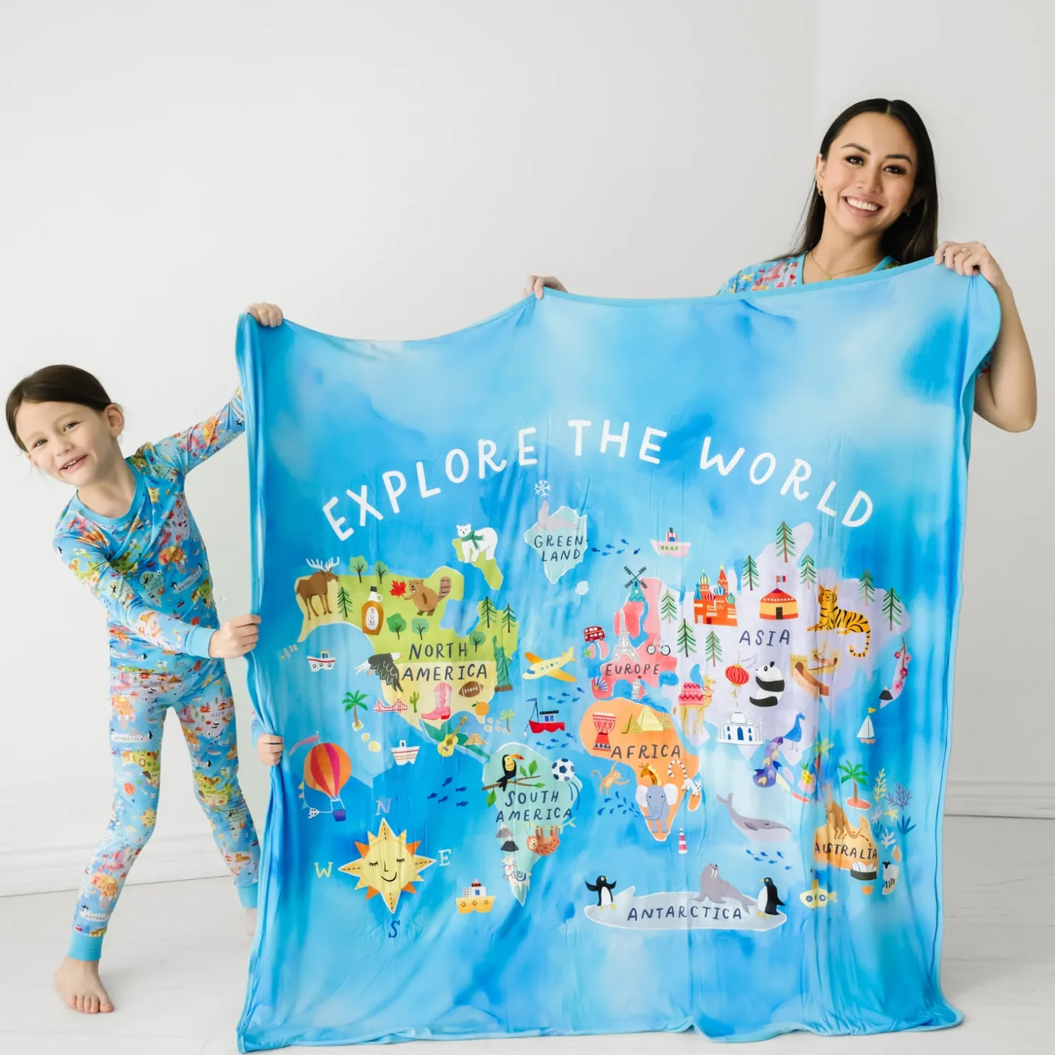 Around The World Large Cloud Blanket®