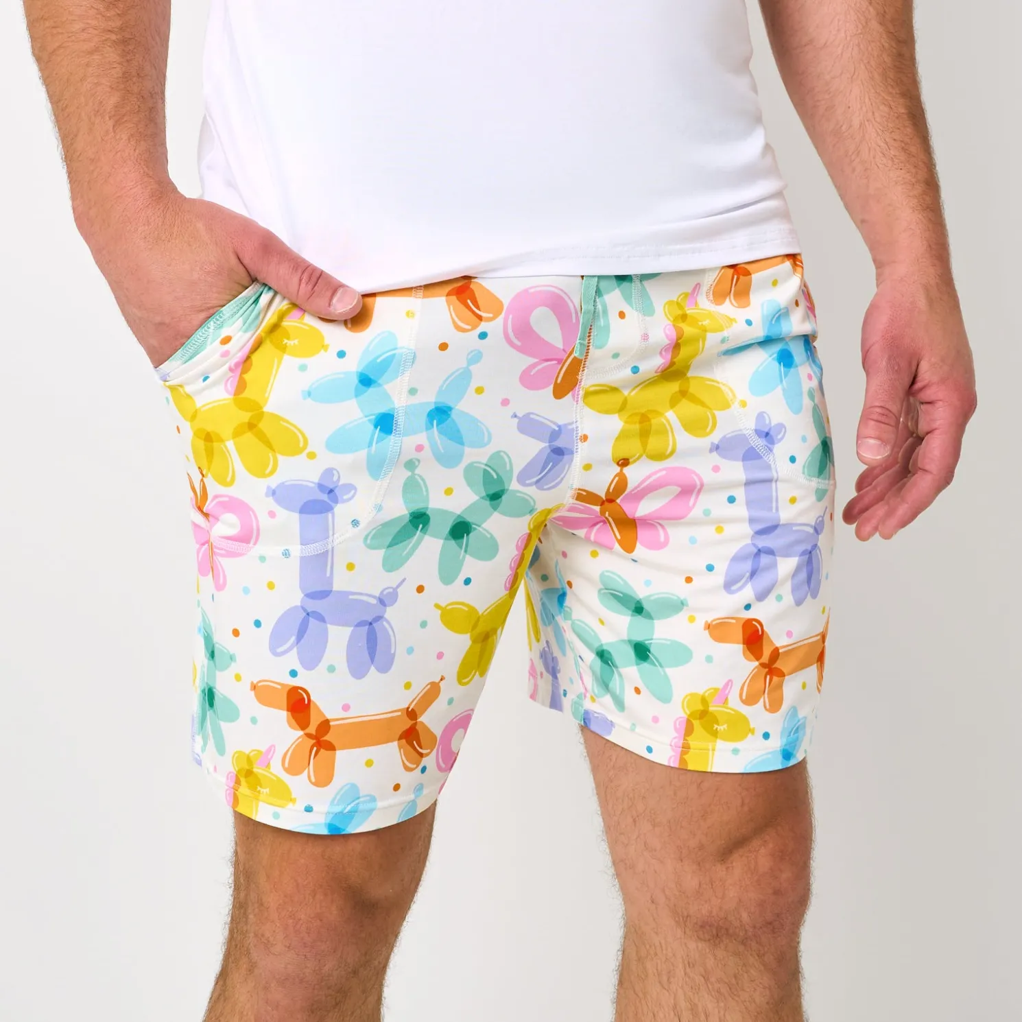 Balloon Bash Men's Pajama Shorts