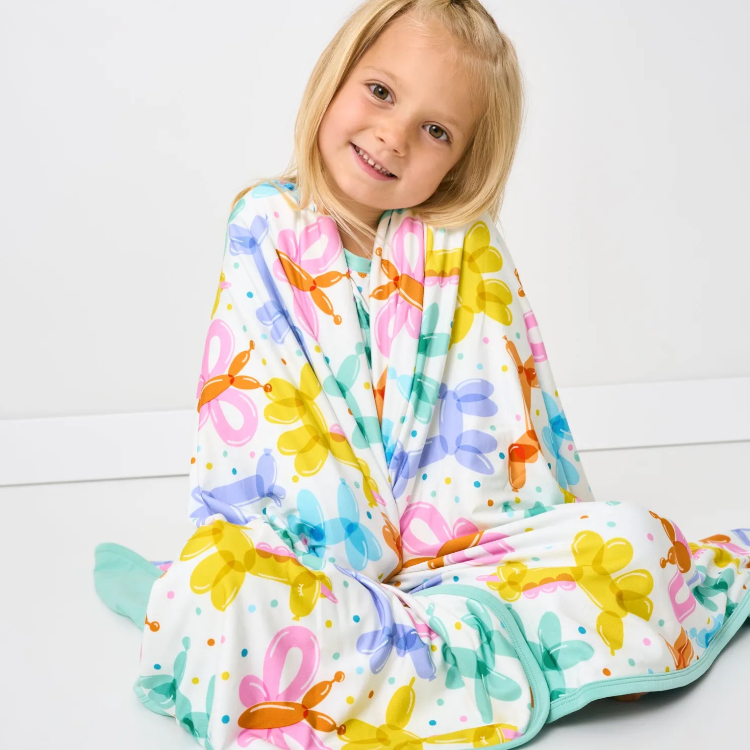 Balloon Bash Large Cloud Blanket®