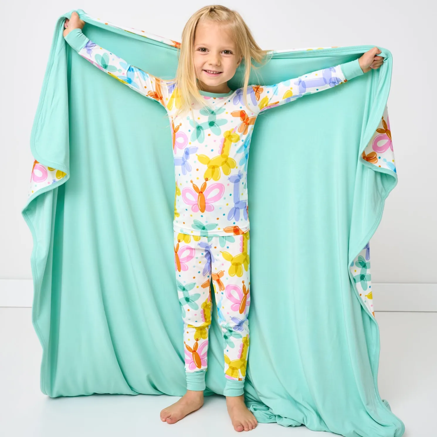 Balloon Bash Large Cloud Blanket®