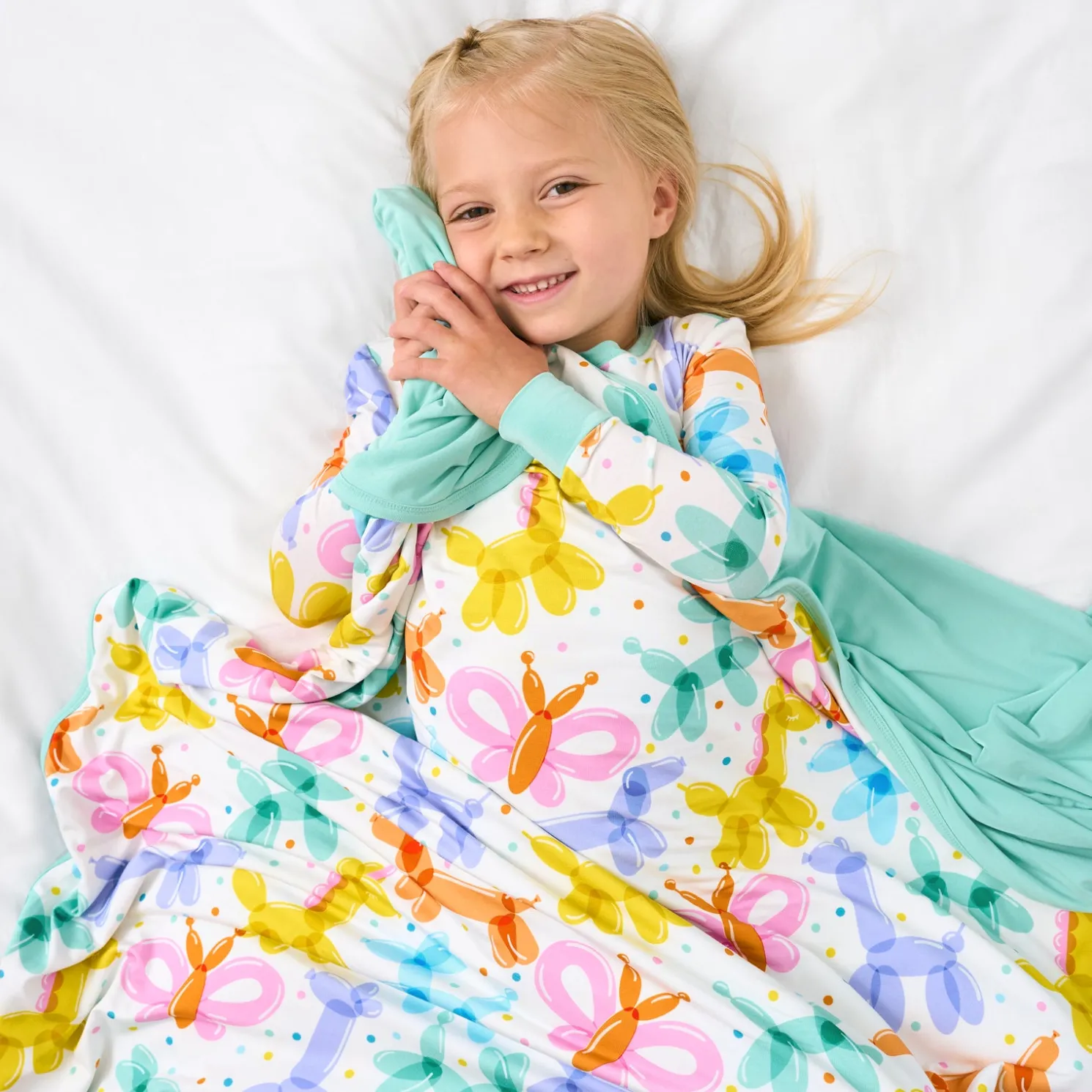 Balloon Bash Large Cloud Blanket®