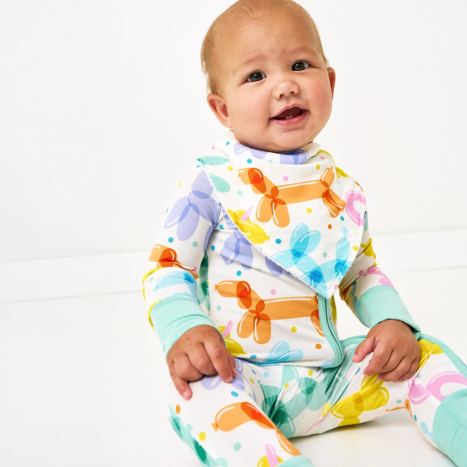 Balloon Bash Bandana Bib