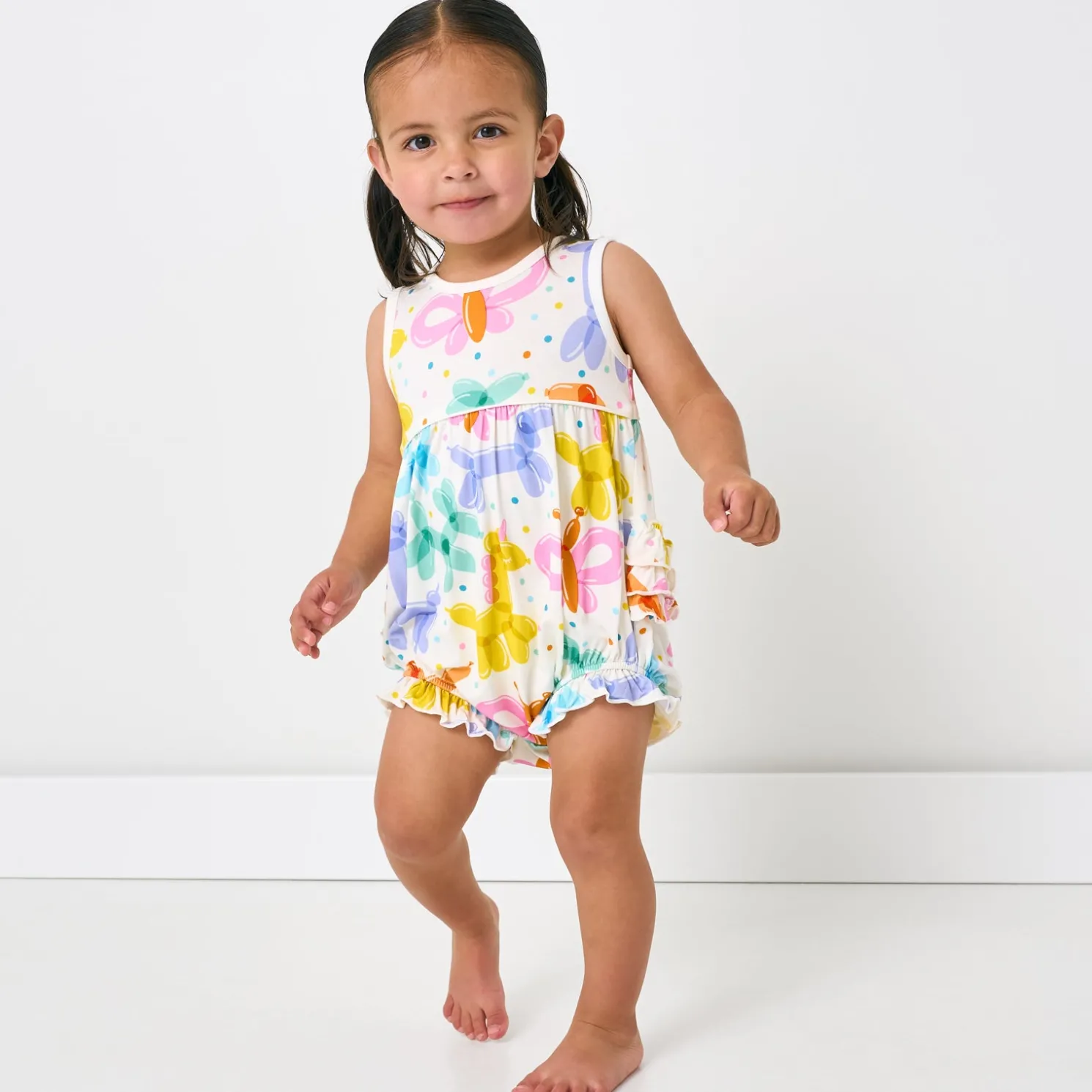 Balloon Bash Bubble Romper