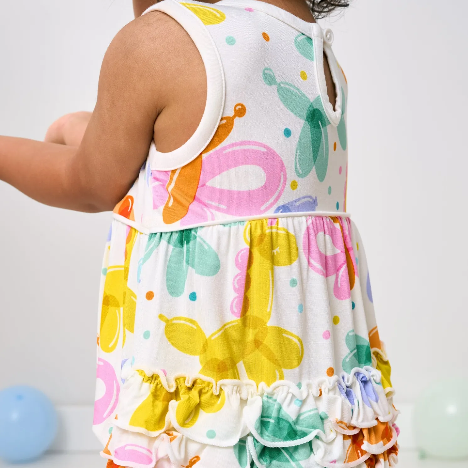 Balloon Bash Bubble Romper