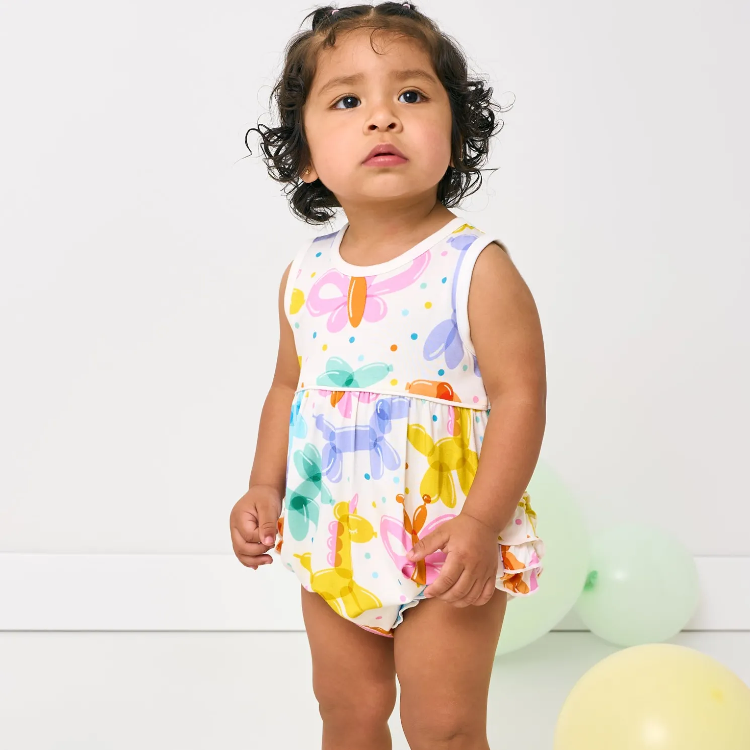 Balloon Bash Bubble Romper