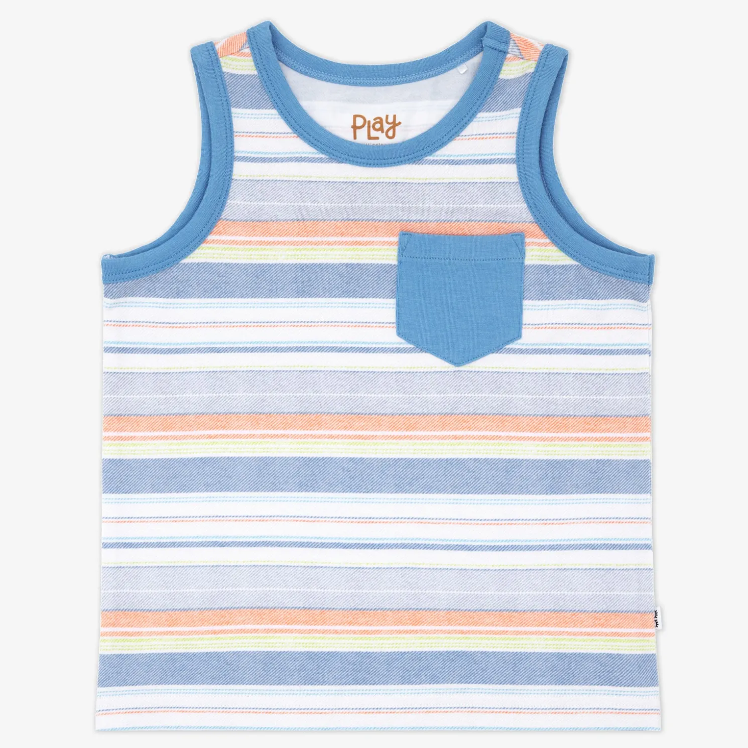 Beachy Stripe Pocket Tank