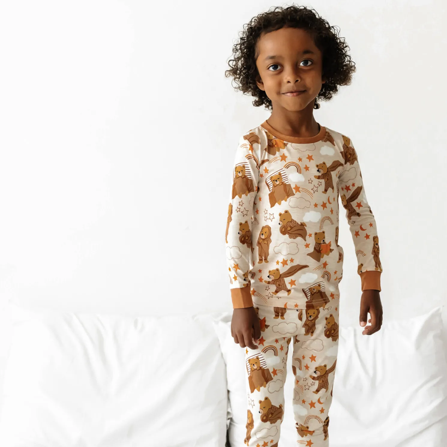 Beary Sleepy Two-Piece Pajama Set