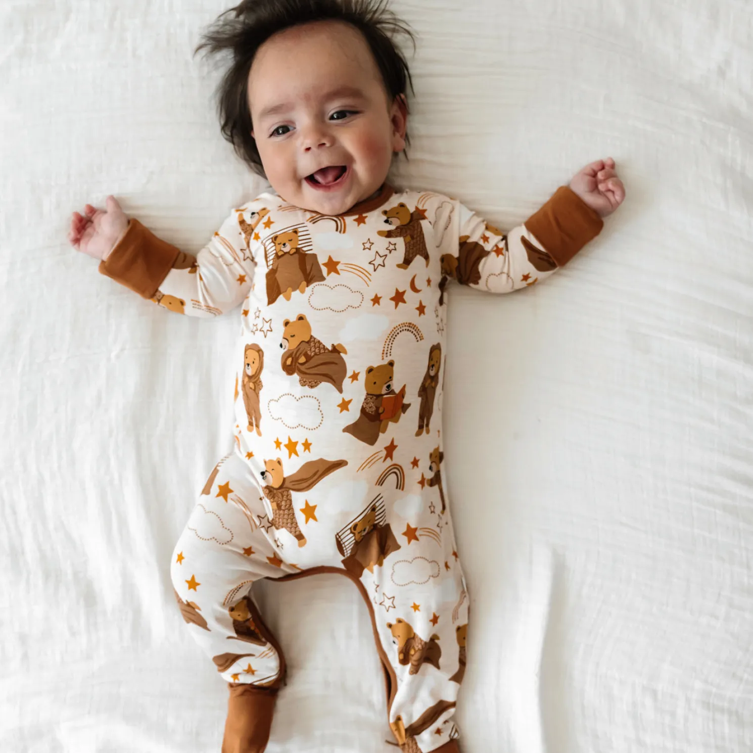 Beary Sleepy Crescent Zippy