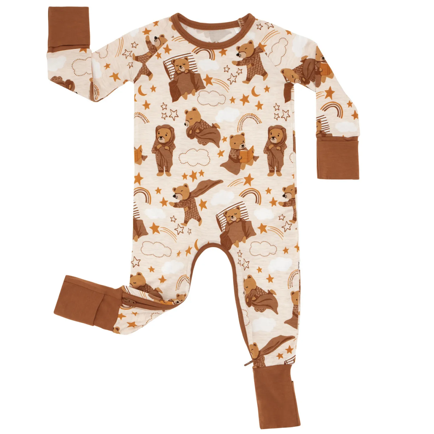 Beary Sleepy Crescent Zippy