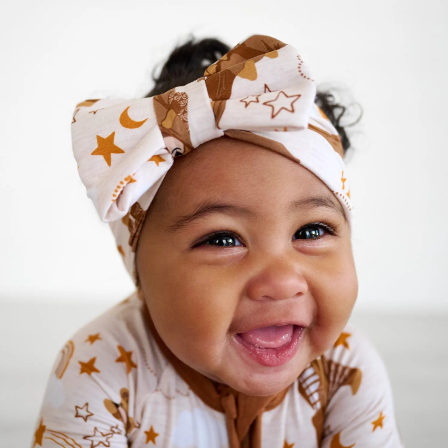 Beary Sleepy Luxe Bow Headband