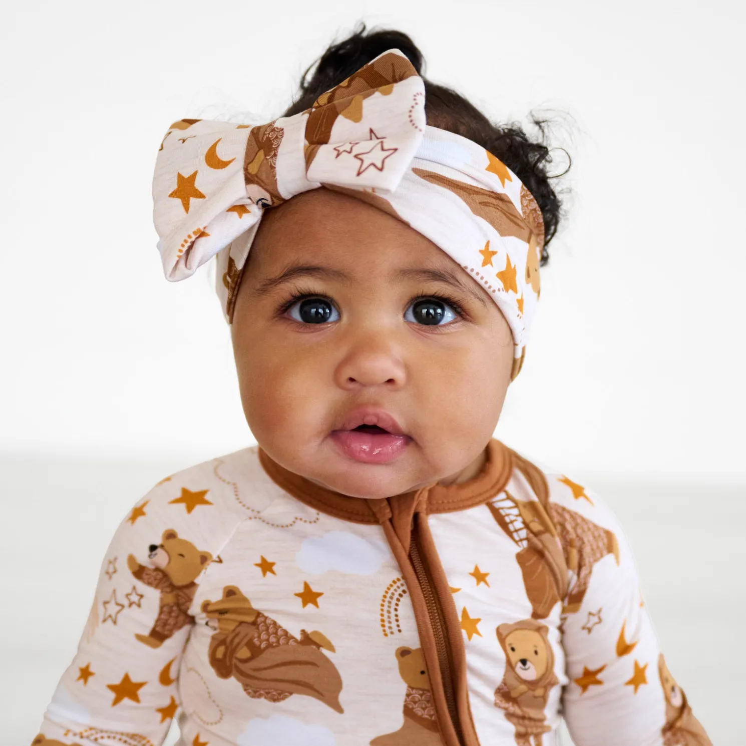 Beary Sleepy Luxe Bow Headband