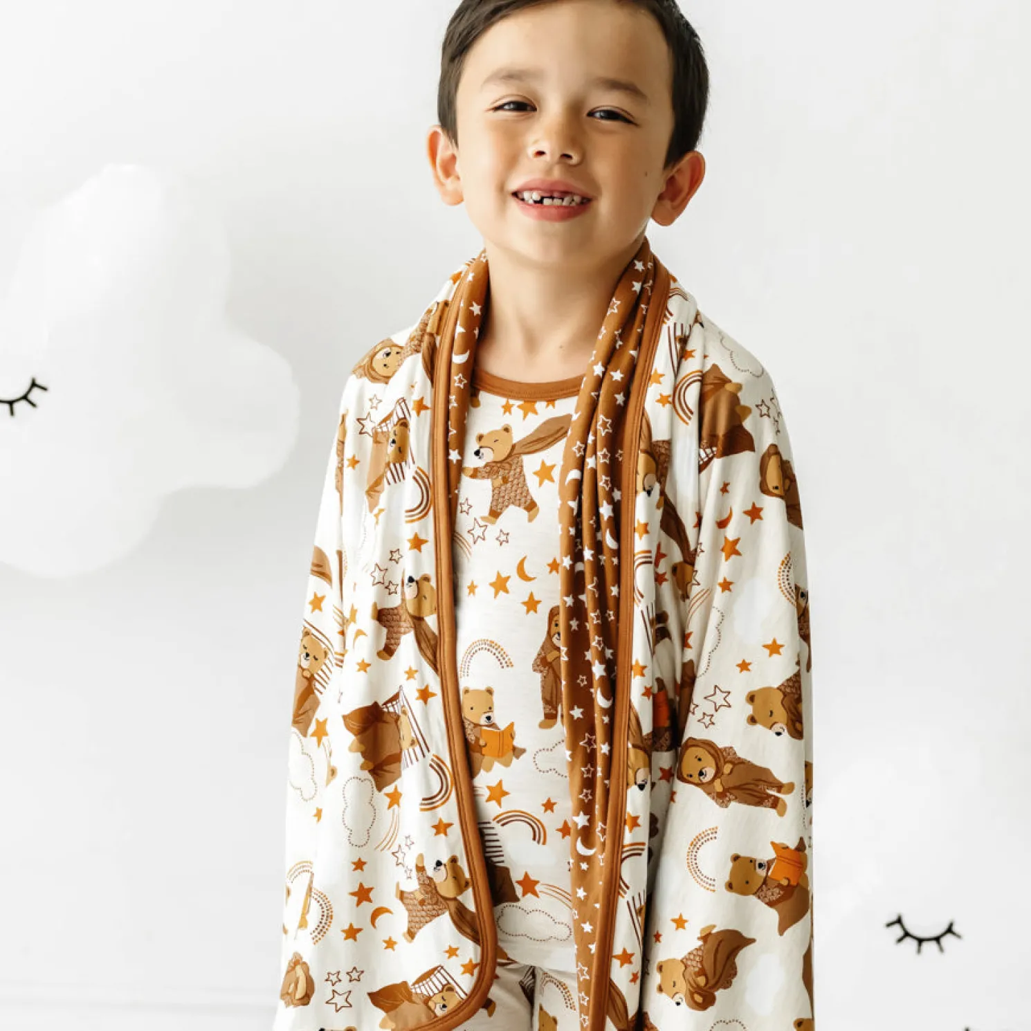 Beary Sleepy Large Cloud Blanket®