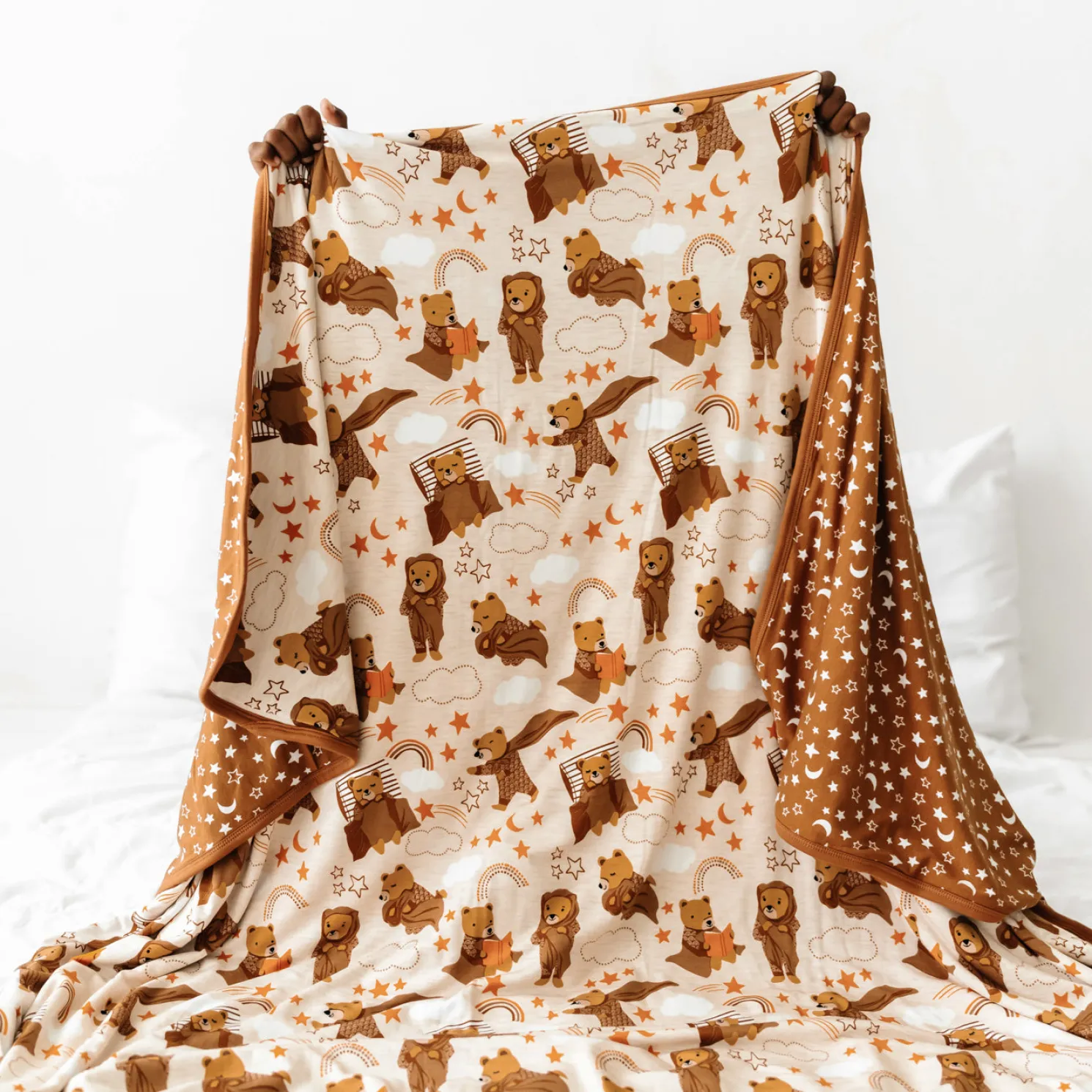 Beary Sleepy Large Cloud Blanket®