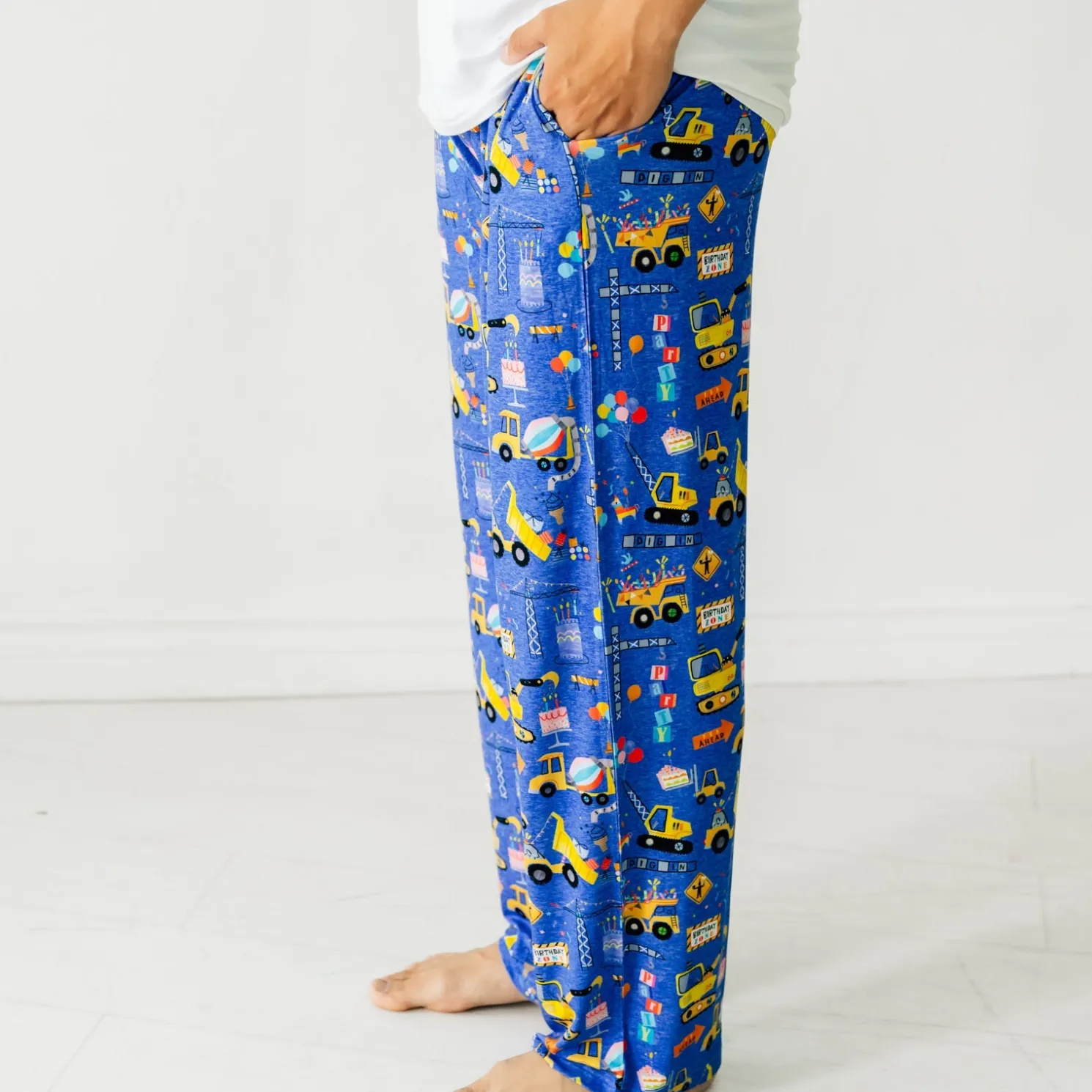 Birthday Builders Men's Pajama Pants