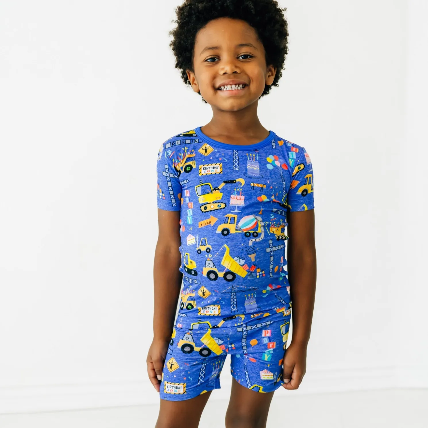 Birthday Builders Two-Piece Pajama Set