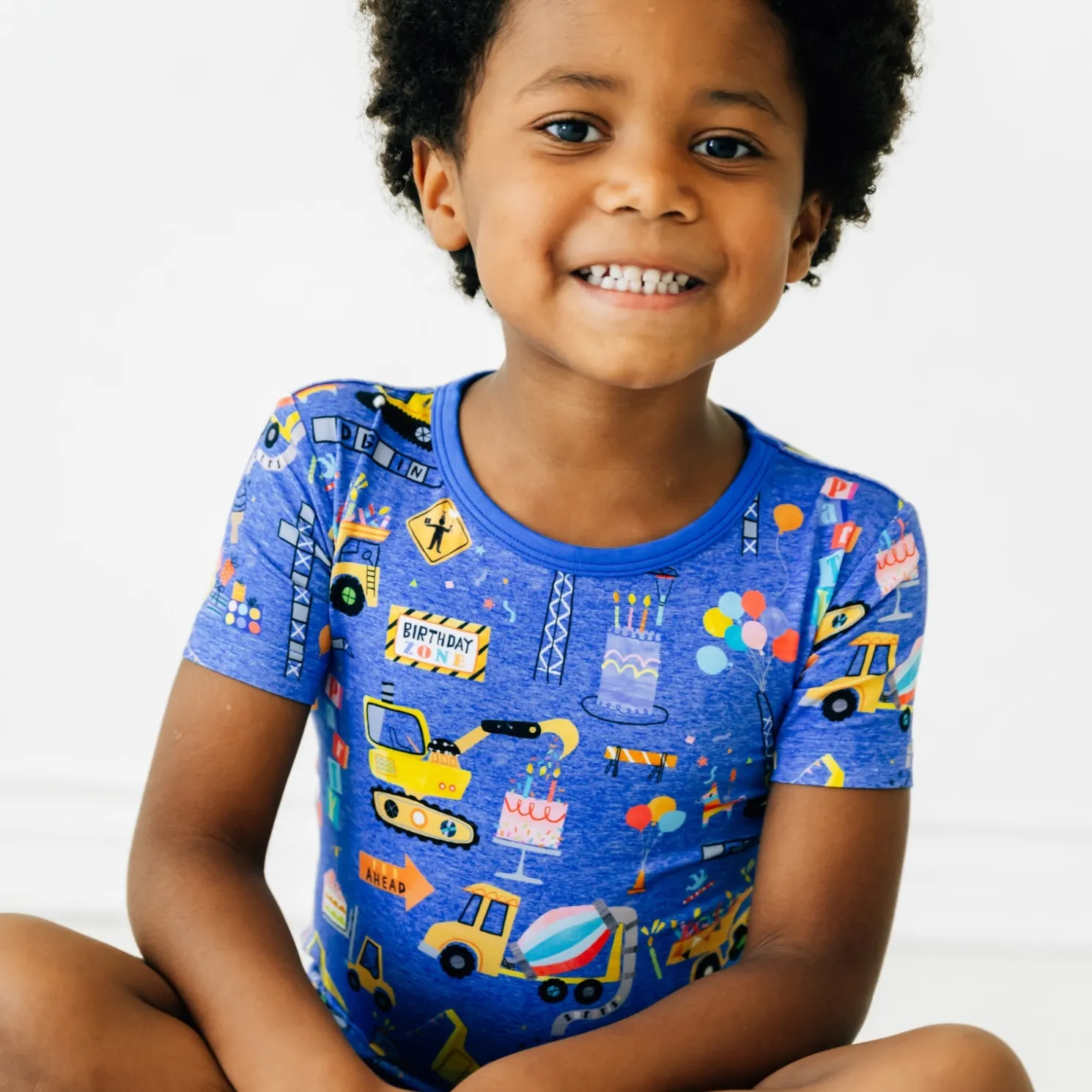 Birthday Builders Two-Piece Pajama Set