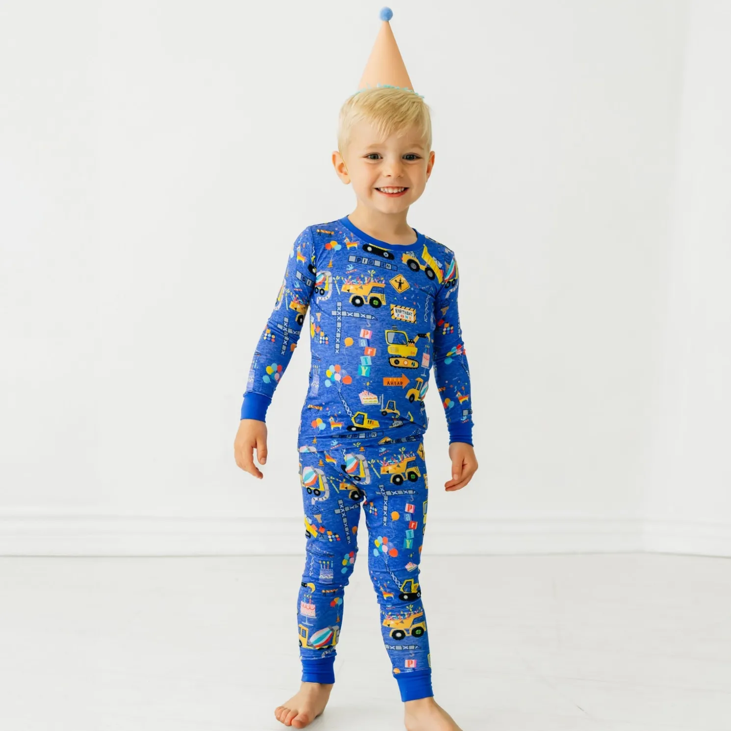 Birthday Builders Two-Piece Pajama Set
