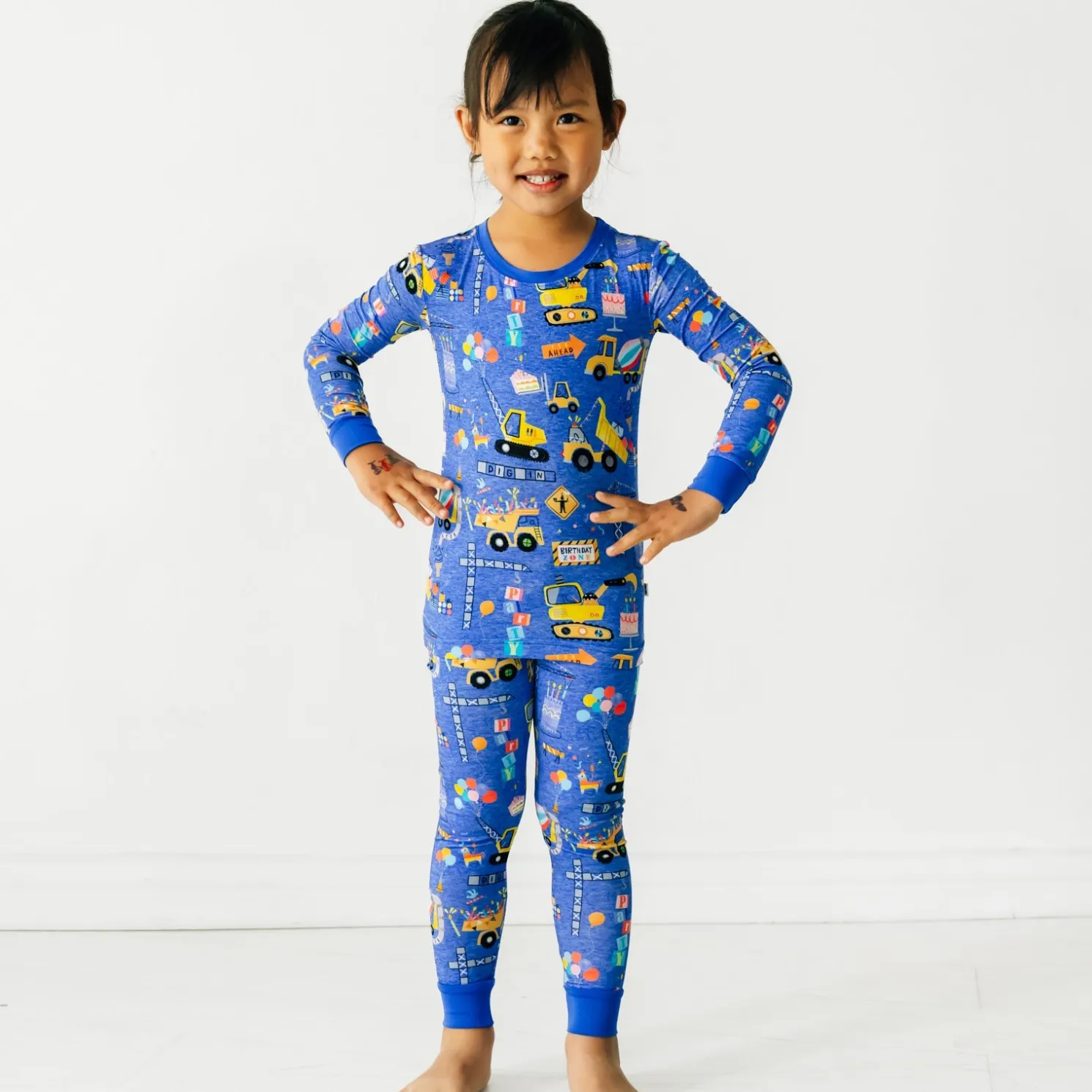 Birthday Builders Two-Piece Pajama Set
