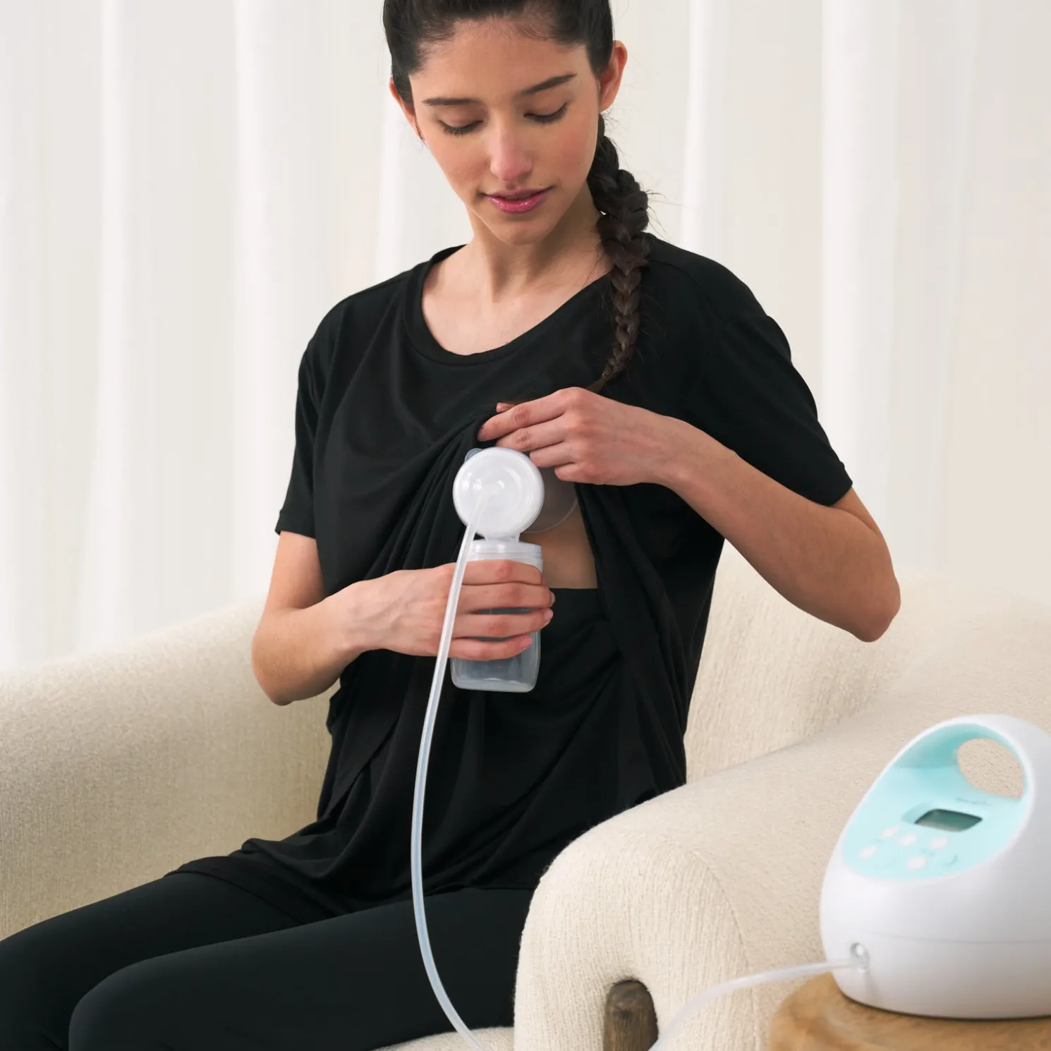 Black Women's Nursing Top