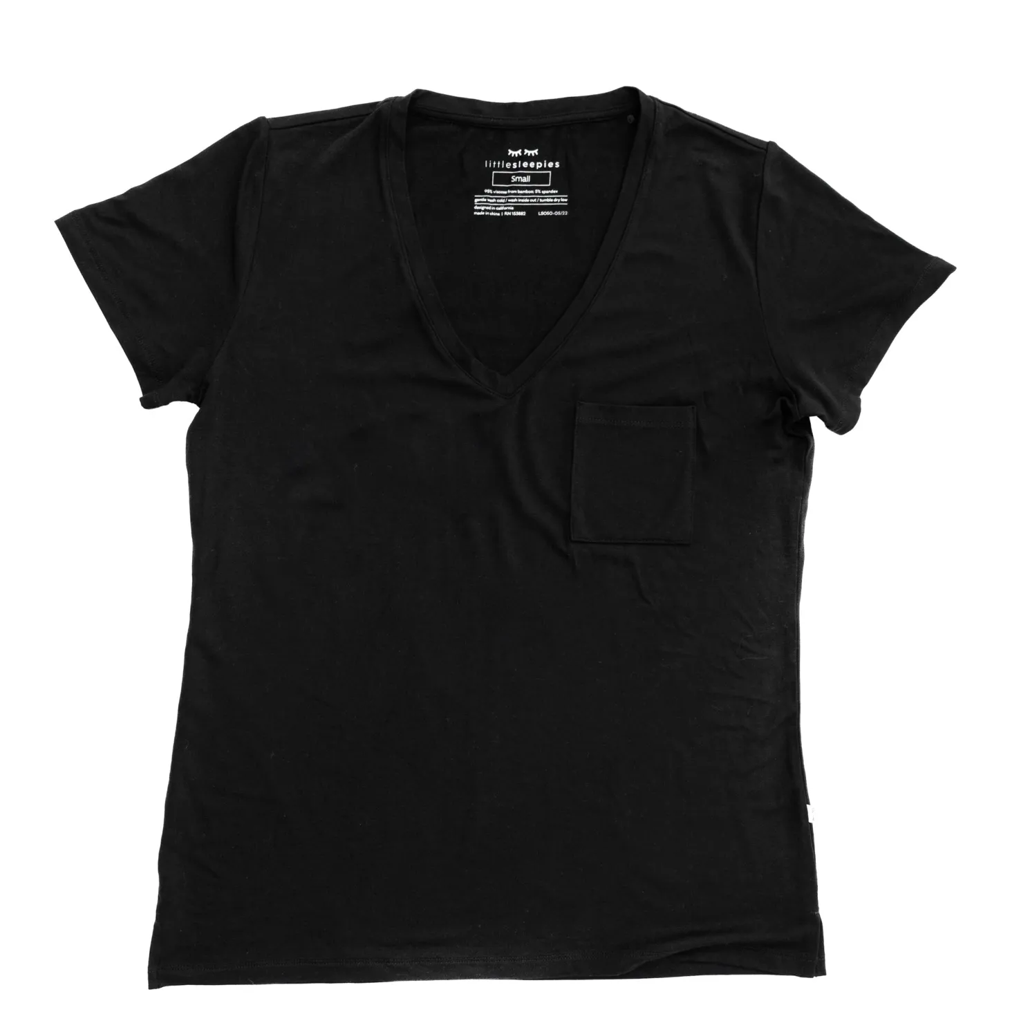 Black Perfect Pocket Tee