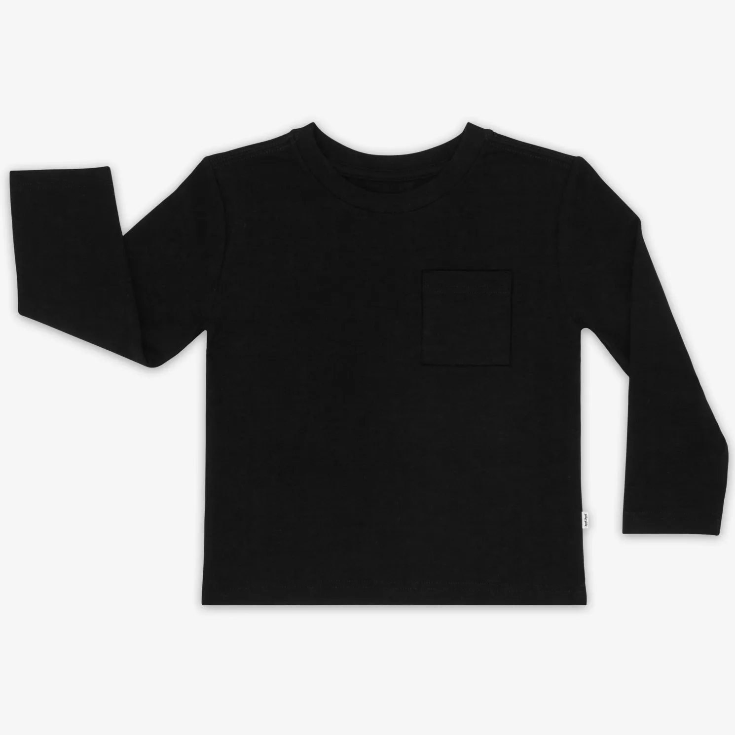 Black Relaxed Pocket Tee