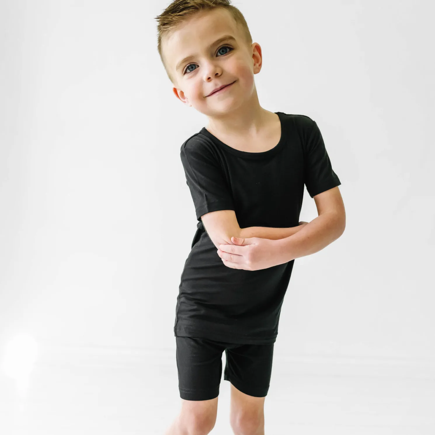 Black Two-Piece Pajama Set