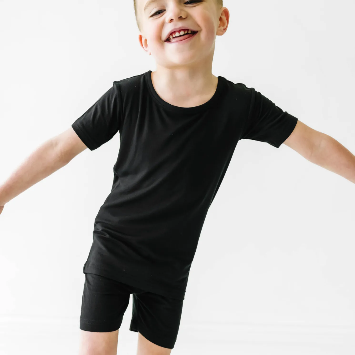 Black Two-Piece Pajama Set