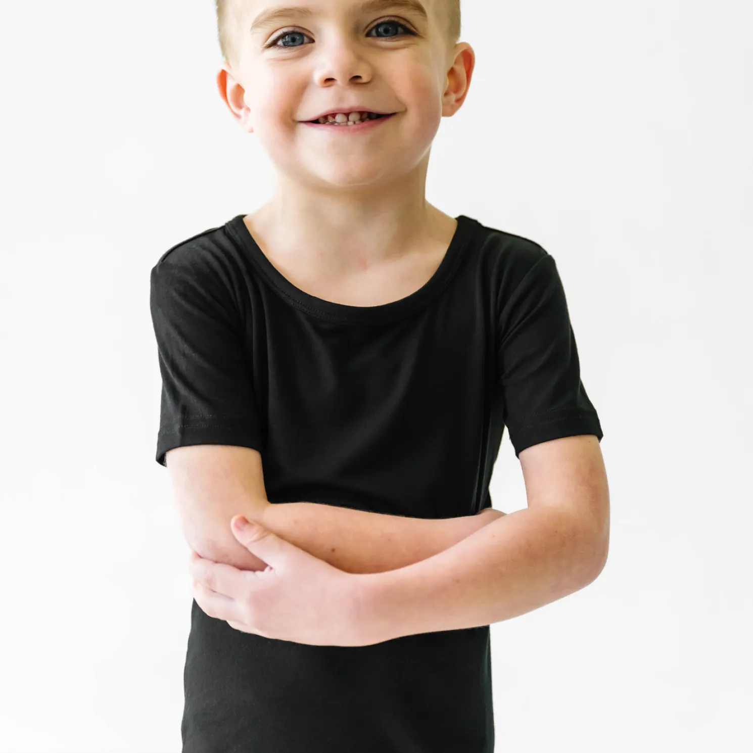 Black Two-Piece Pajama Set