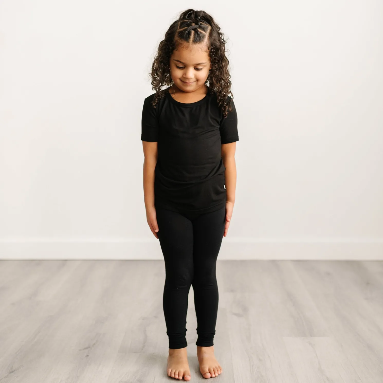 Black Two-Piece Pajama Set