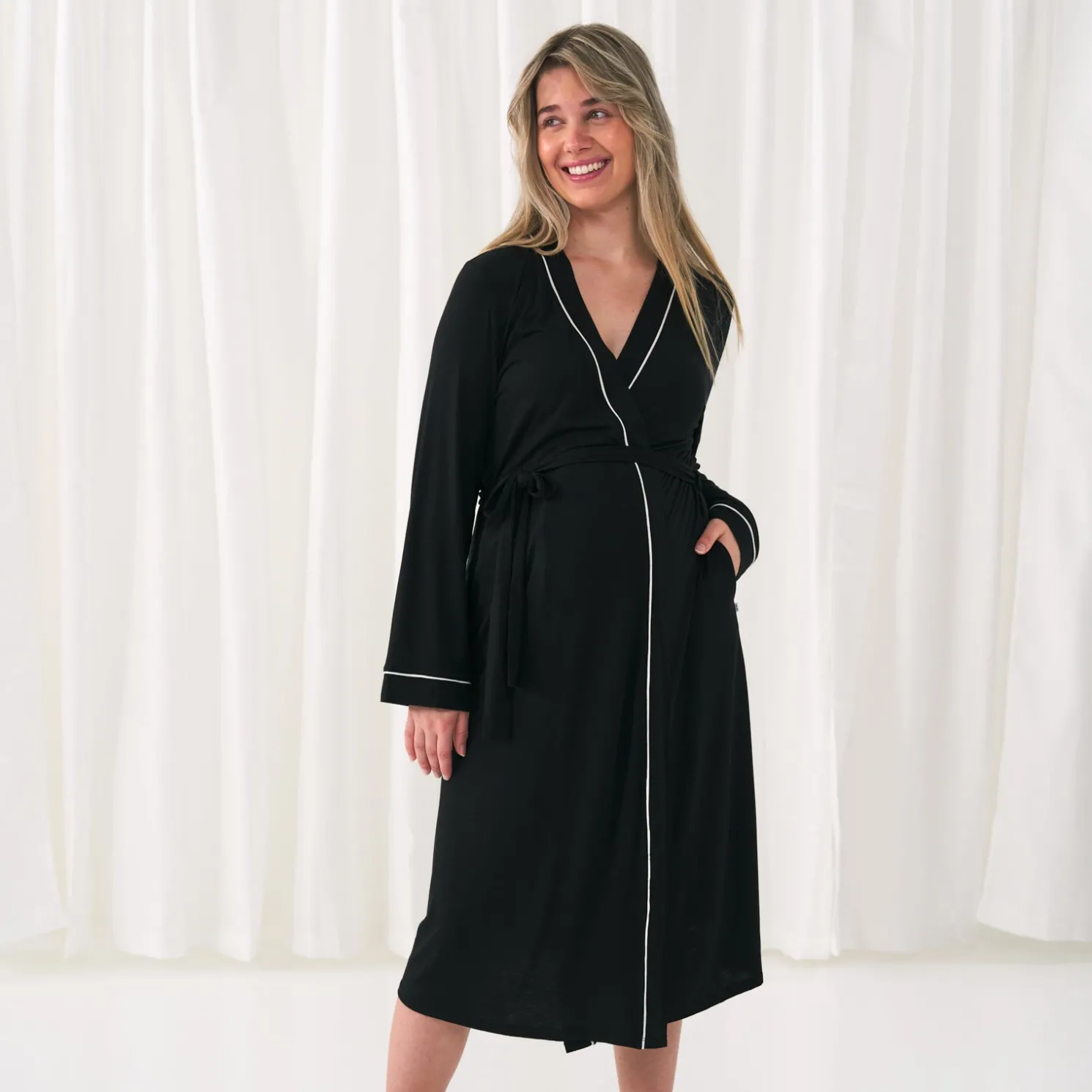 Black Women's Robe