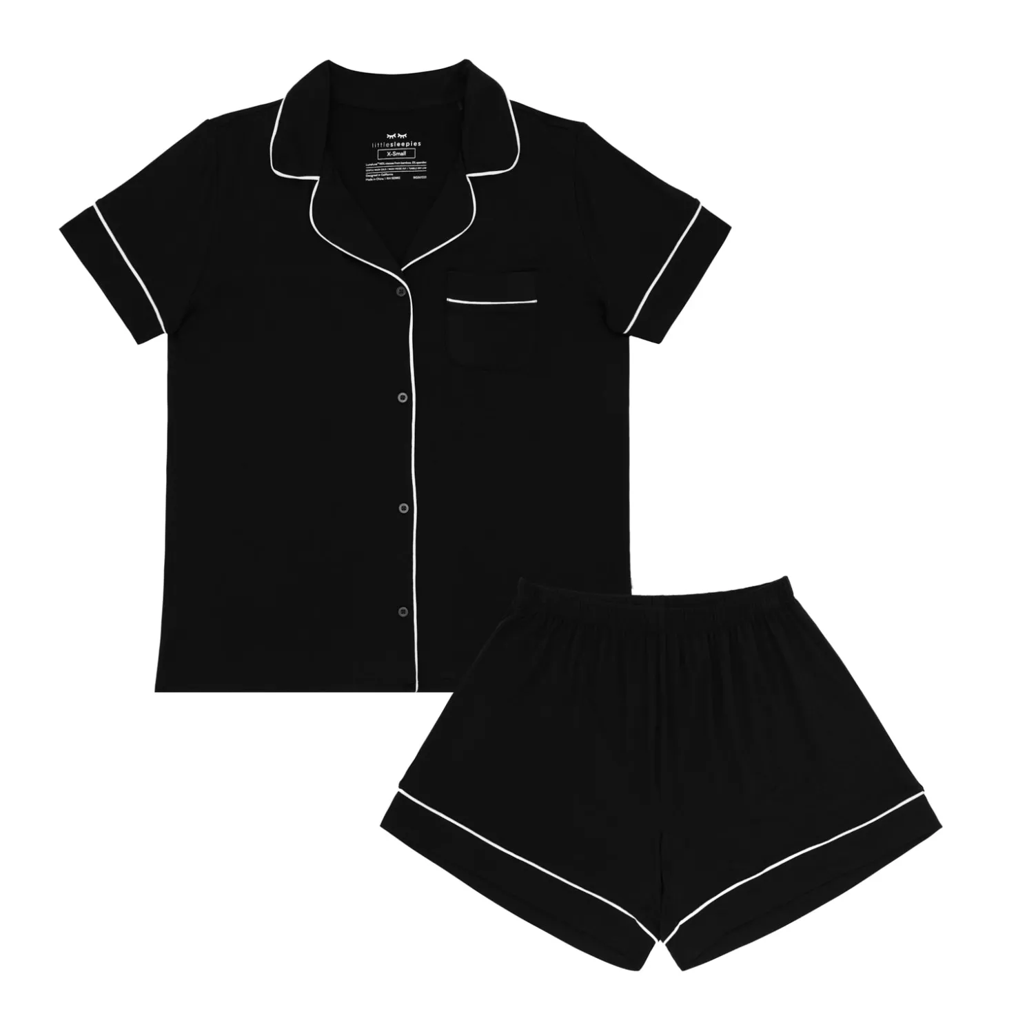 Black Women's Pajama Set