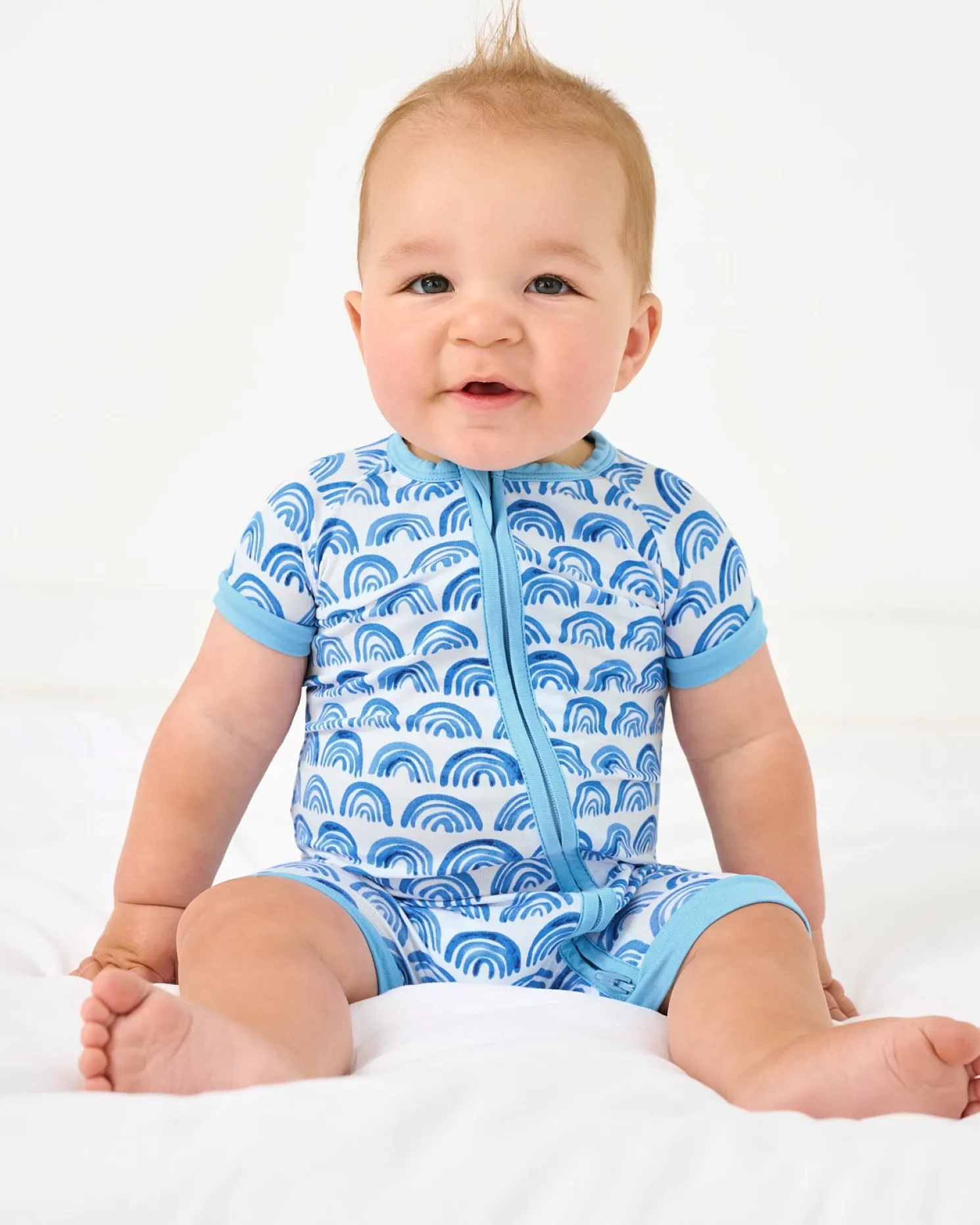 Blue Rainbows Shorty Zippy