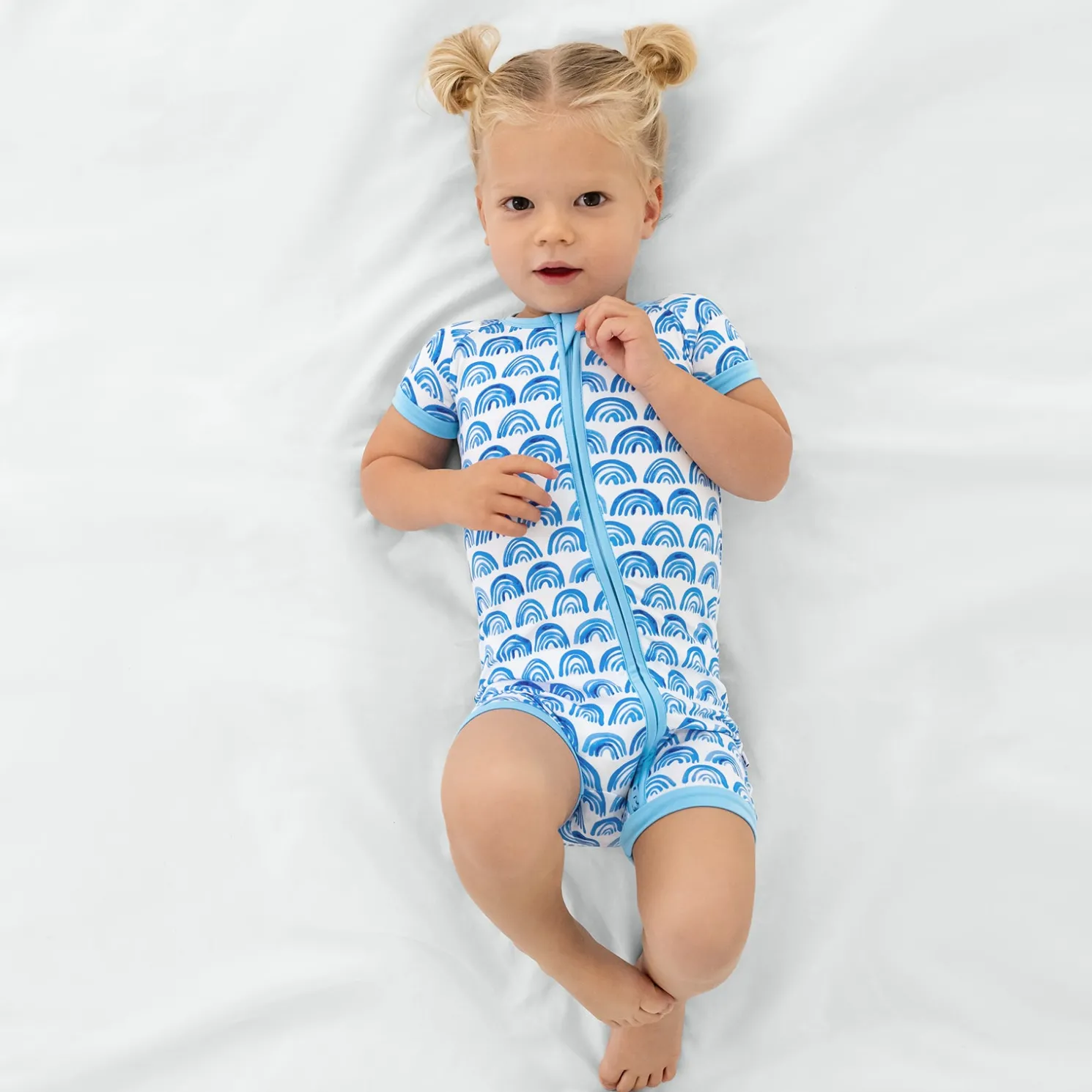 Blue Rainbows Shorty Zippy