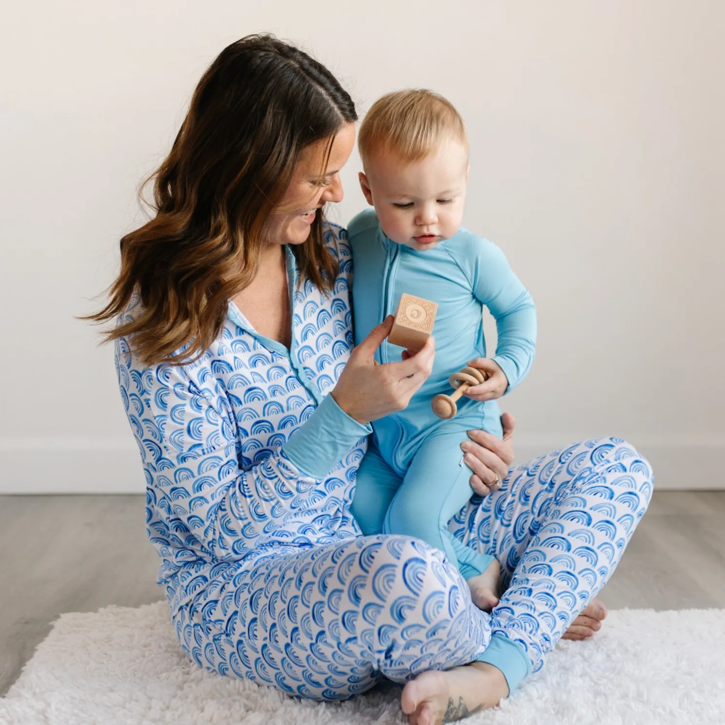 Blue Rainbows Women's Pajama Pants