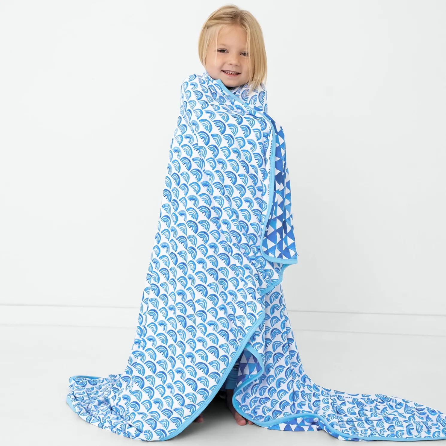 Blue Rainbows Large Cloud Blanket®