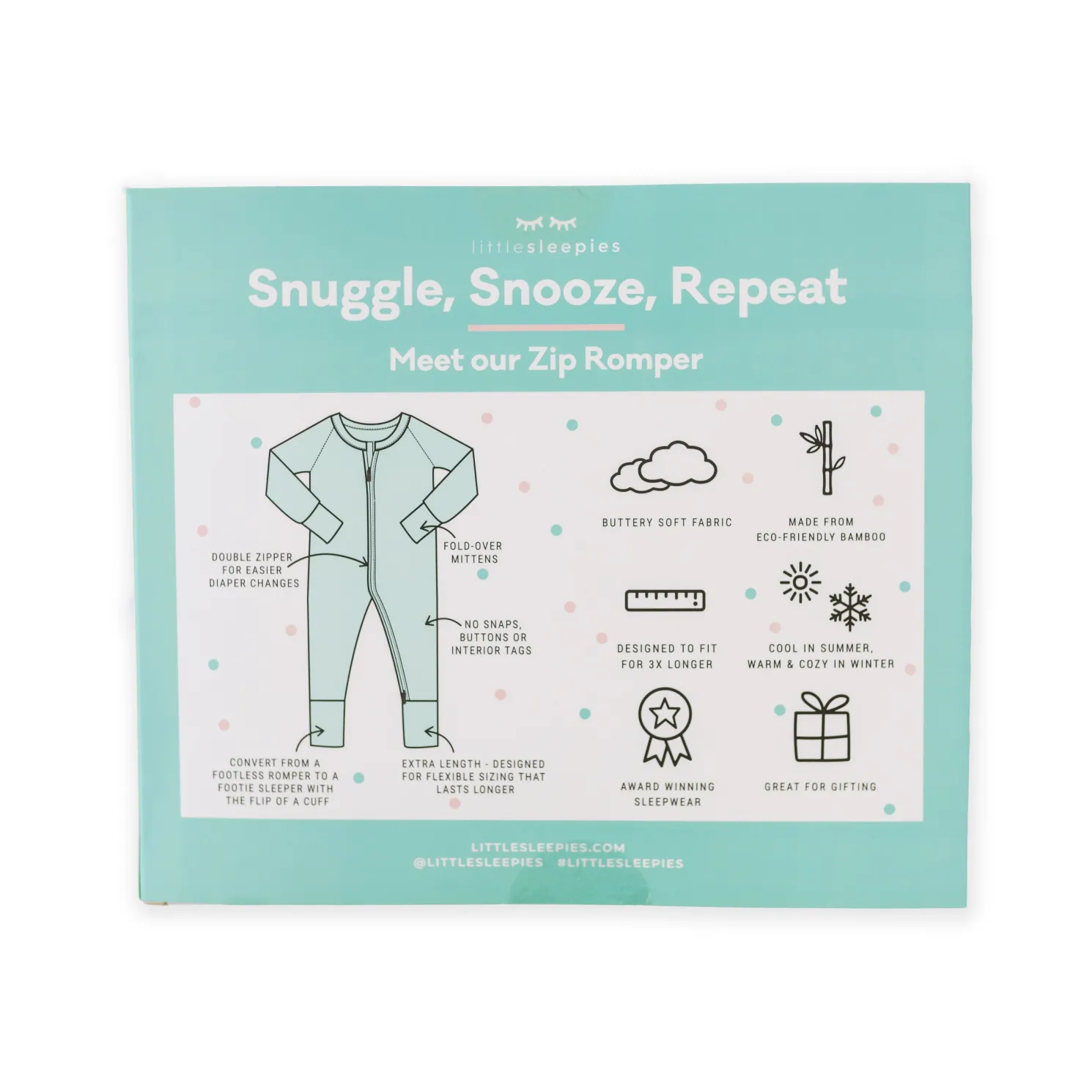 Blue Rainbows, Sky Blue & Sunshine Zippy