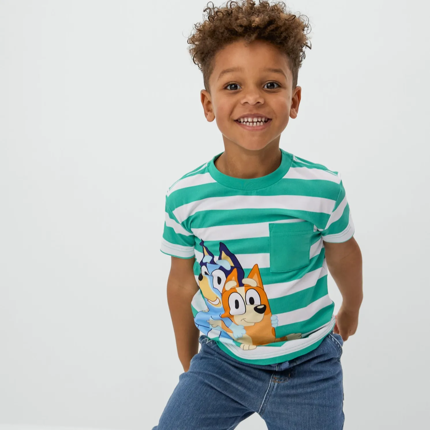 Bluey & Bingo Relaxed Pocket Tee