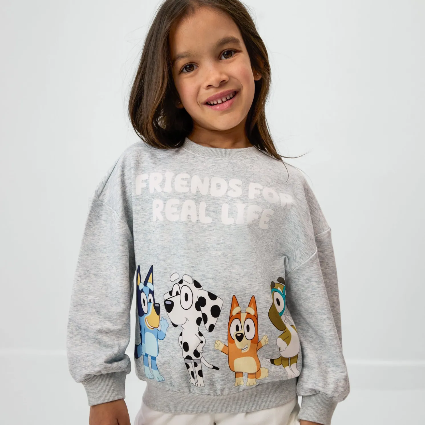 Bluey & Friends Drop Shoulder Crewneck