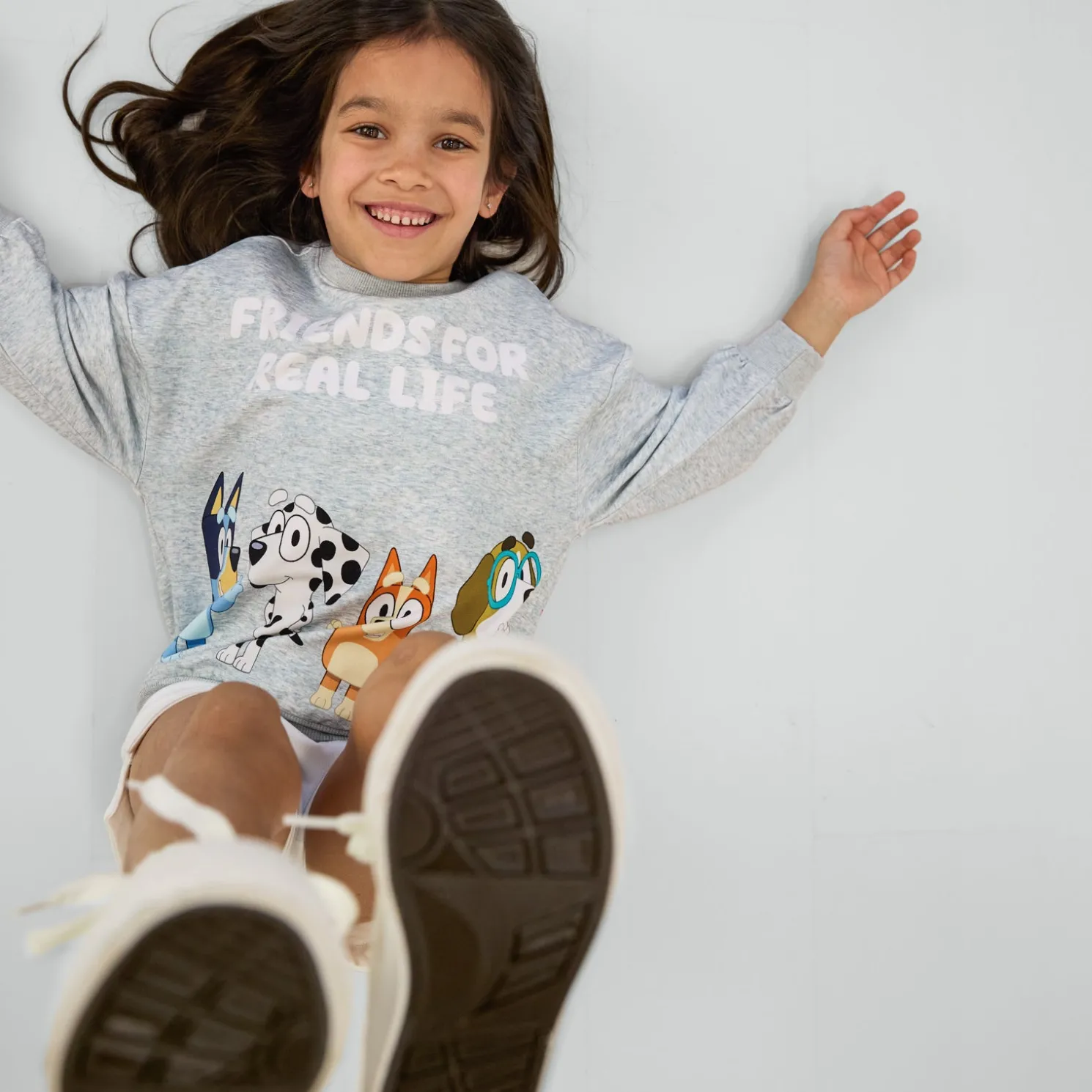 Bluey & Friends Drop Shoulder Crewneck