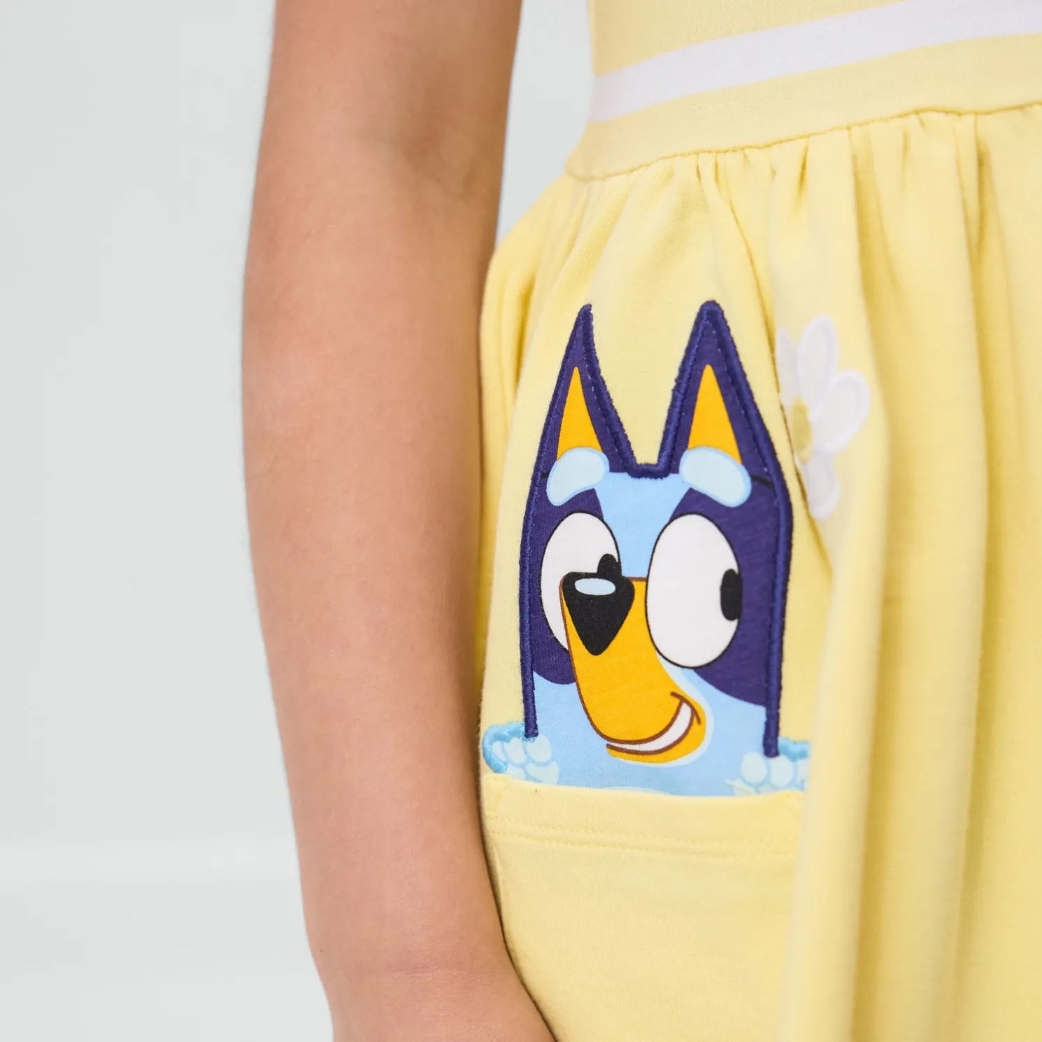 Bluey Garden Games Patch Pocket Dress with Bloomer
