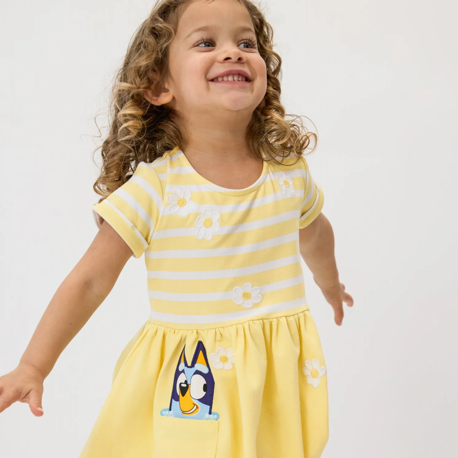 Bluey Garden Games Patch Pocket Dress with Bloomer