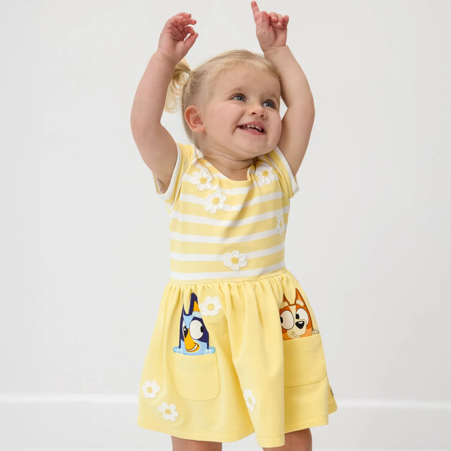 Bluey Garden Games Patch Pocket Dress with Bloomer