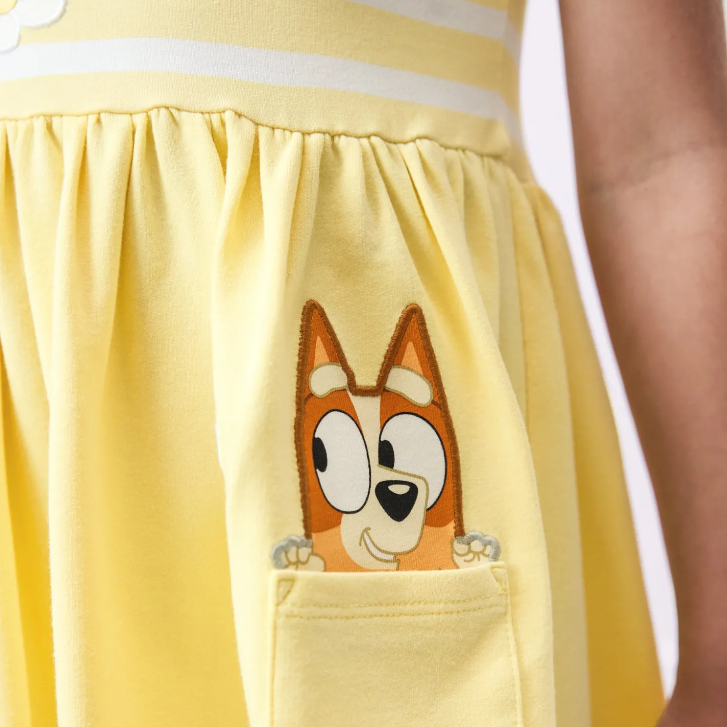 Bluey Garden Games Patch Pocket Dress with Bloomer