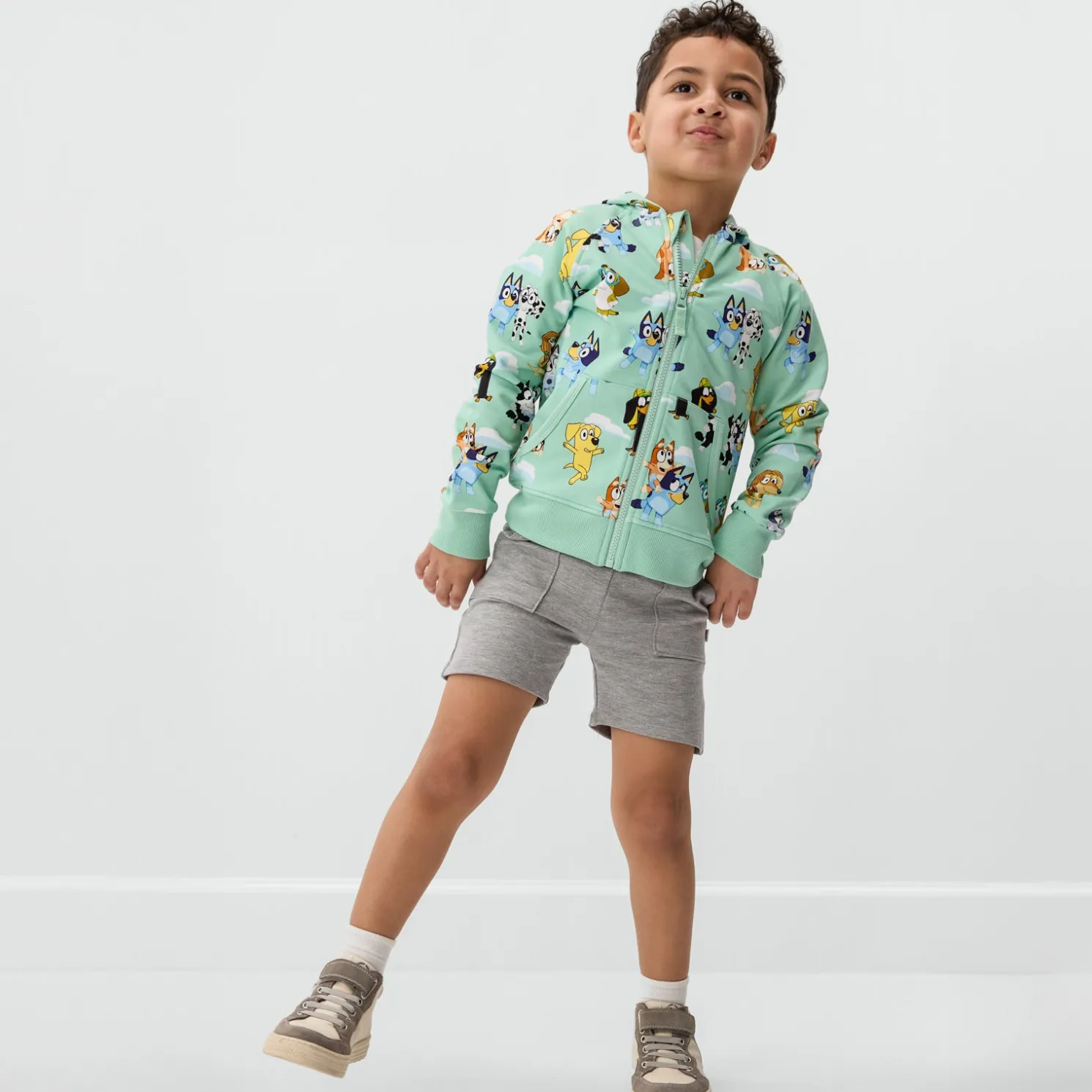 Bluey Sky's The Limit Zip Hoodie